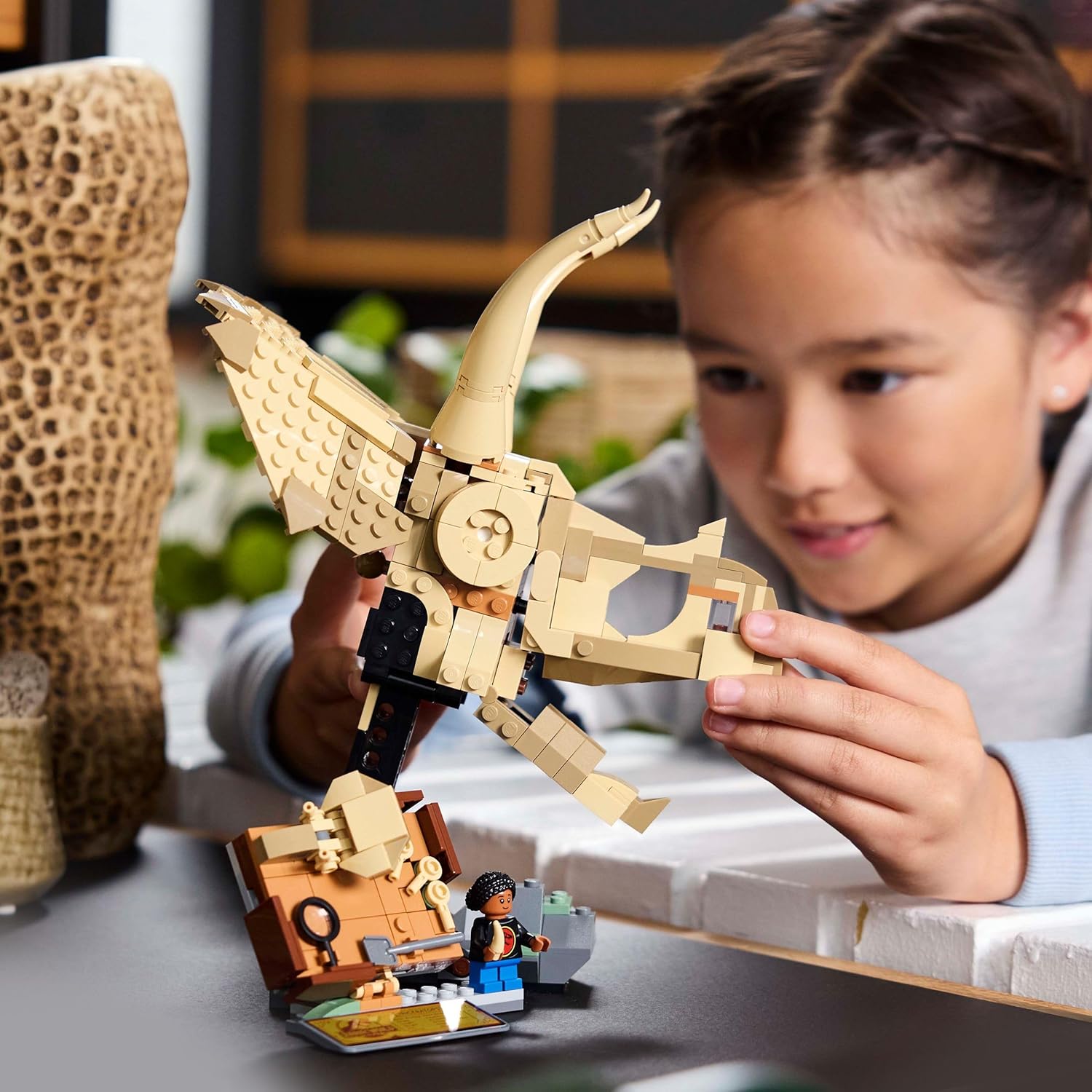 LEGO Jurassic World Dinosaurier-Fossilien: Triceratops-Schädel Modell 76969