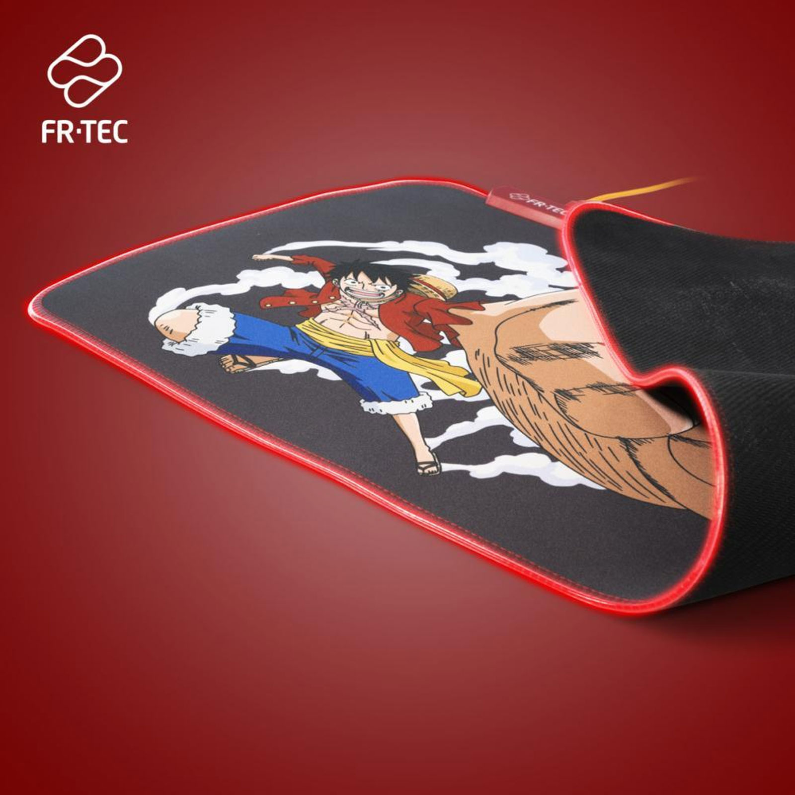 FR-TEC One Piece Luffy RGB XXL Gaming-Mauspad