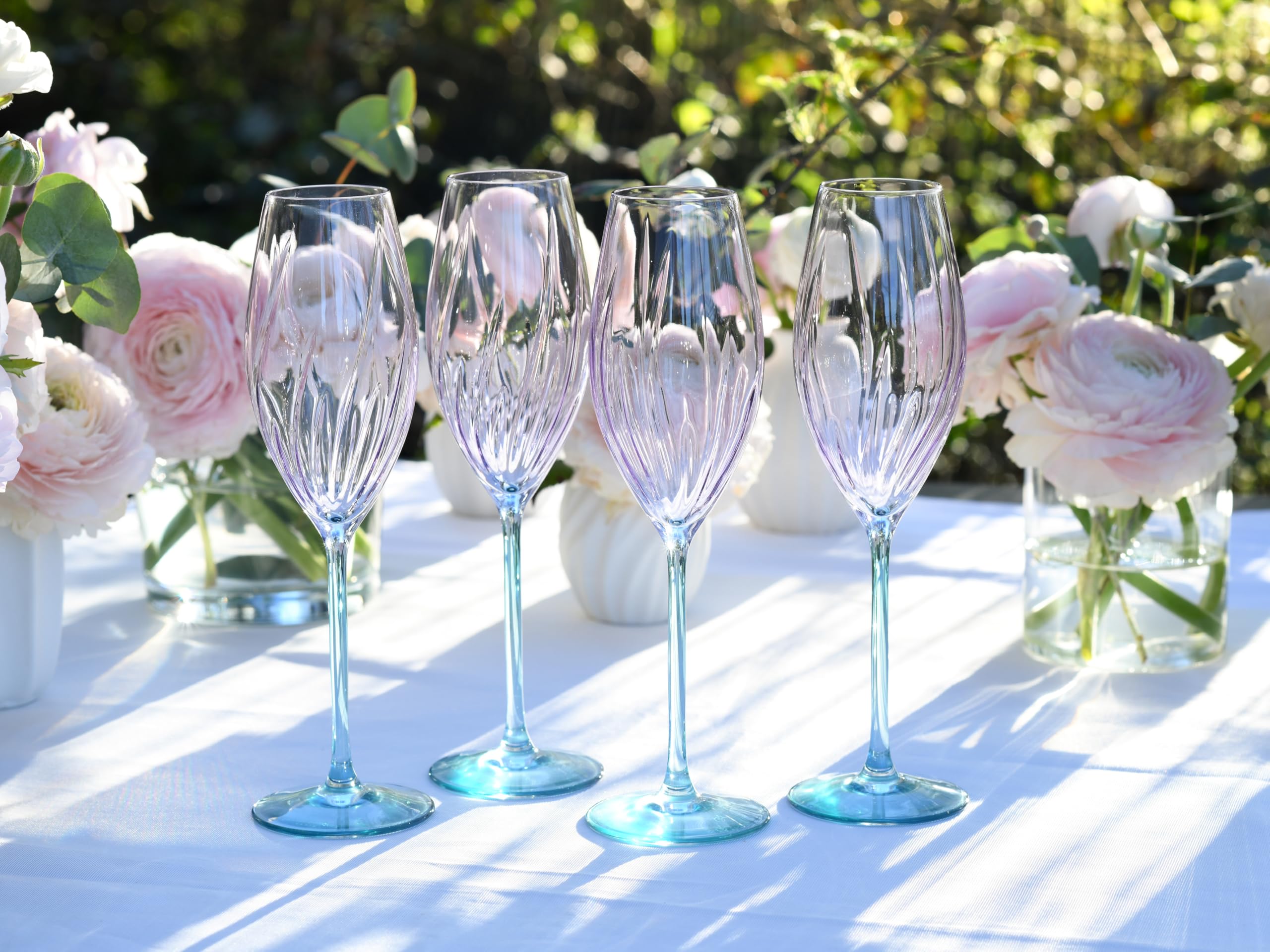 Creatable, 24587, Serie Swirly Spring, 4-teiliges Geschirrset für 4 Personen Creatable, 24587, Serie Swirly Spring, 4-teiliges Geschirrset für 4 Personen