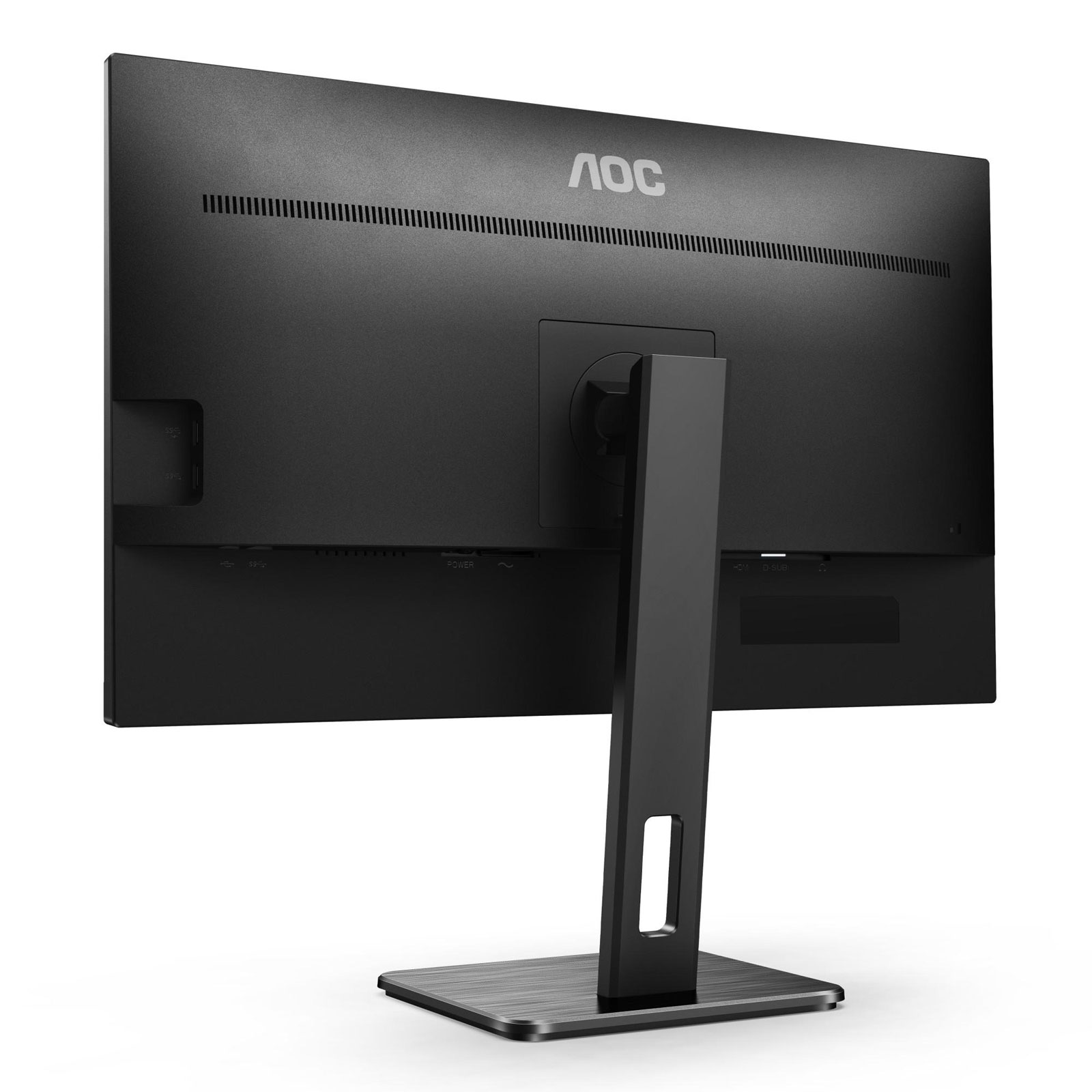 AOC Monitor Q27P2Q, P2, Schwarz, 27 Zoll, WQHD, IPS, 75 Hz, 4 ms (USB, HDMI, DisplayPort, höhenverstellbar, neigbar, schwenkbar, Pivot)