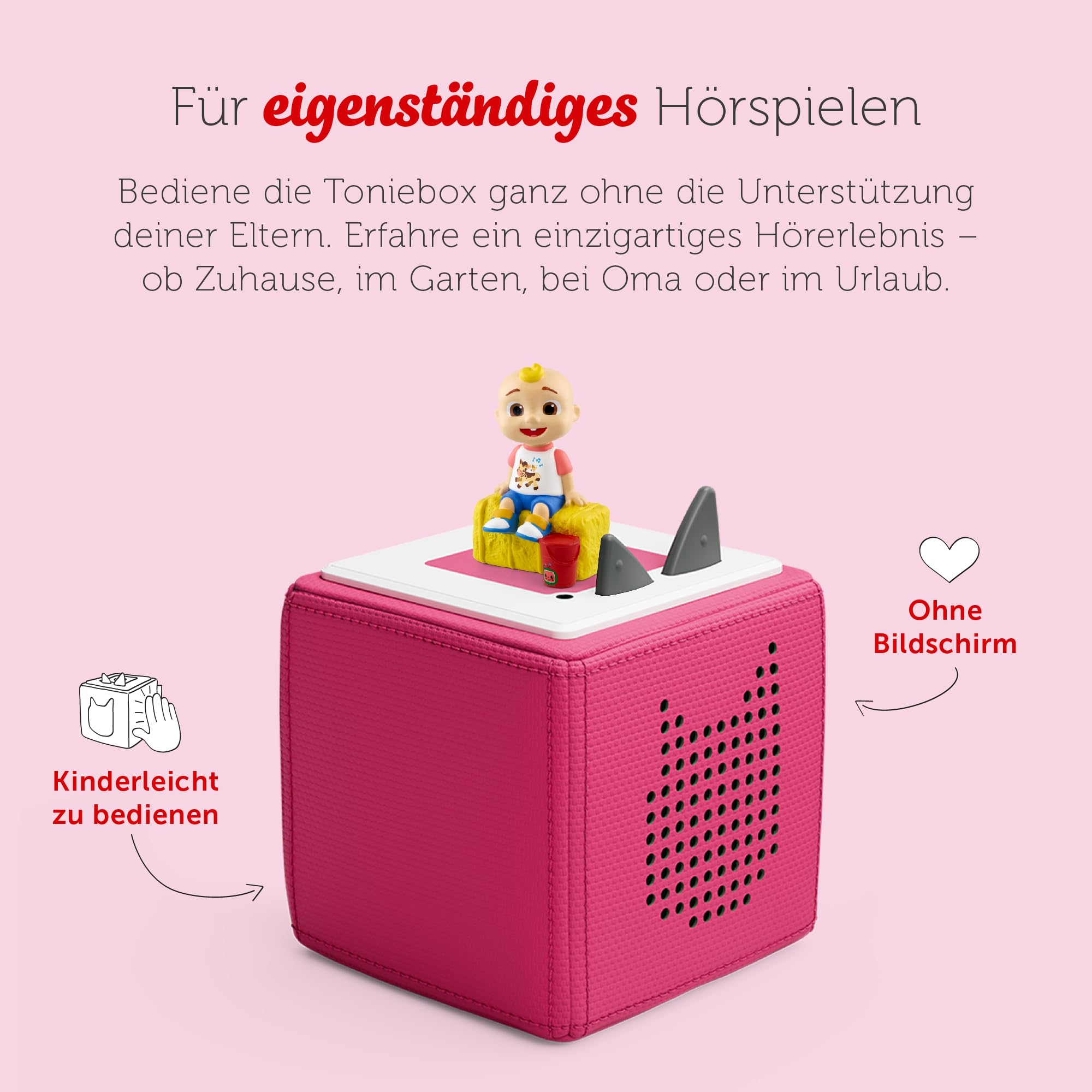 Tonies Hörfigur für Toniebox, CoComelon – Raus in die Welt mit JJ