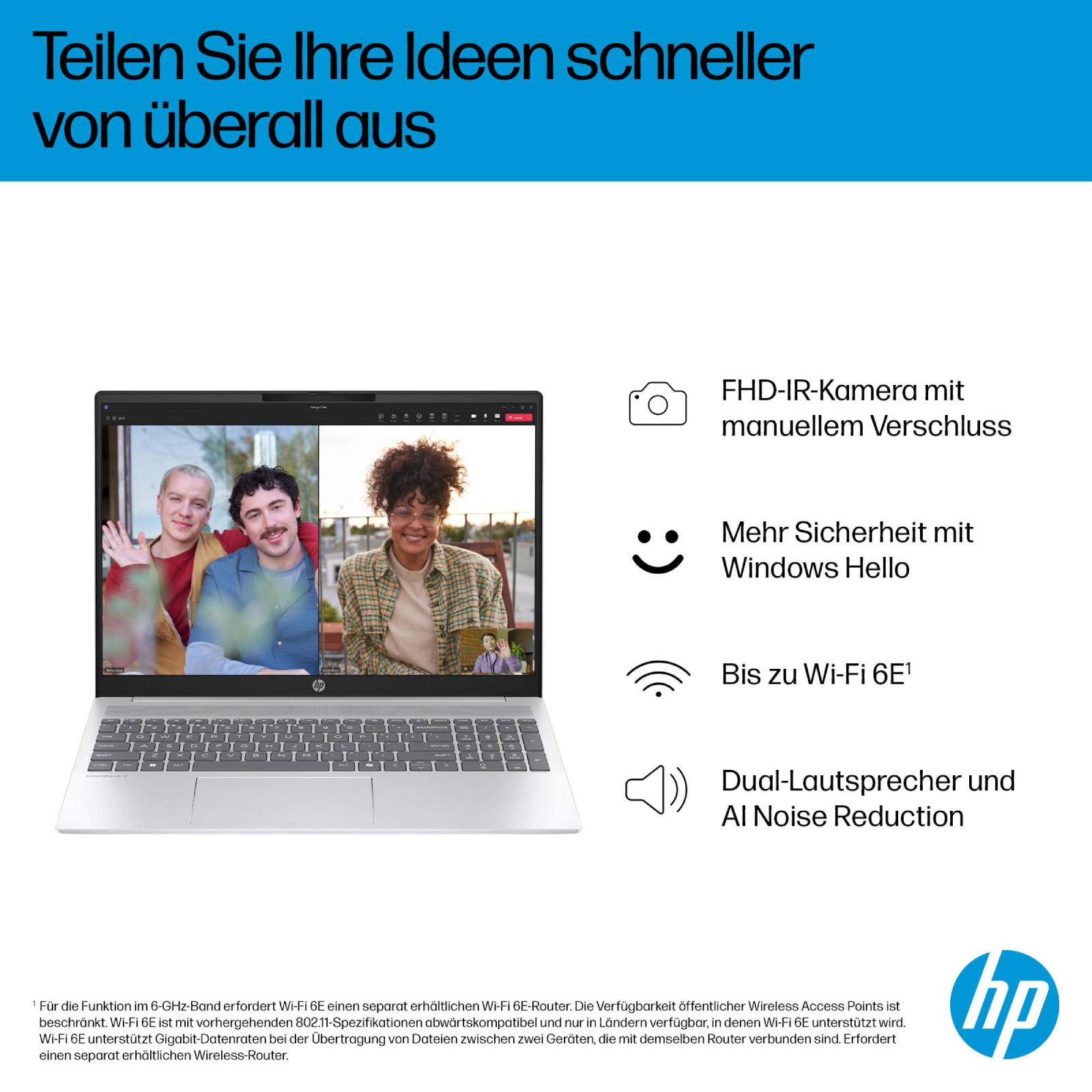 HP Notebook OmniBook 5 AI 16-af1655ng