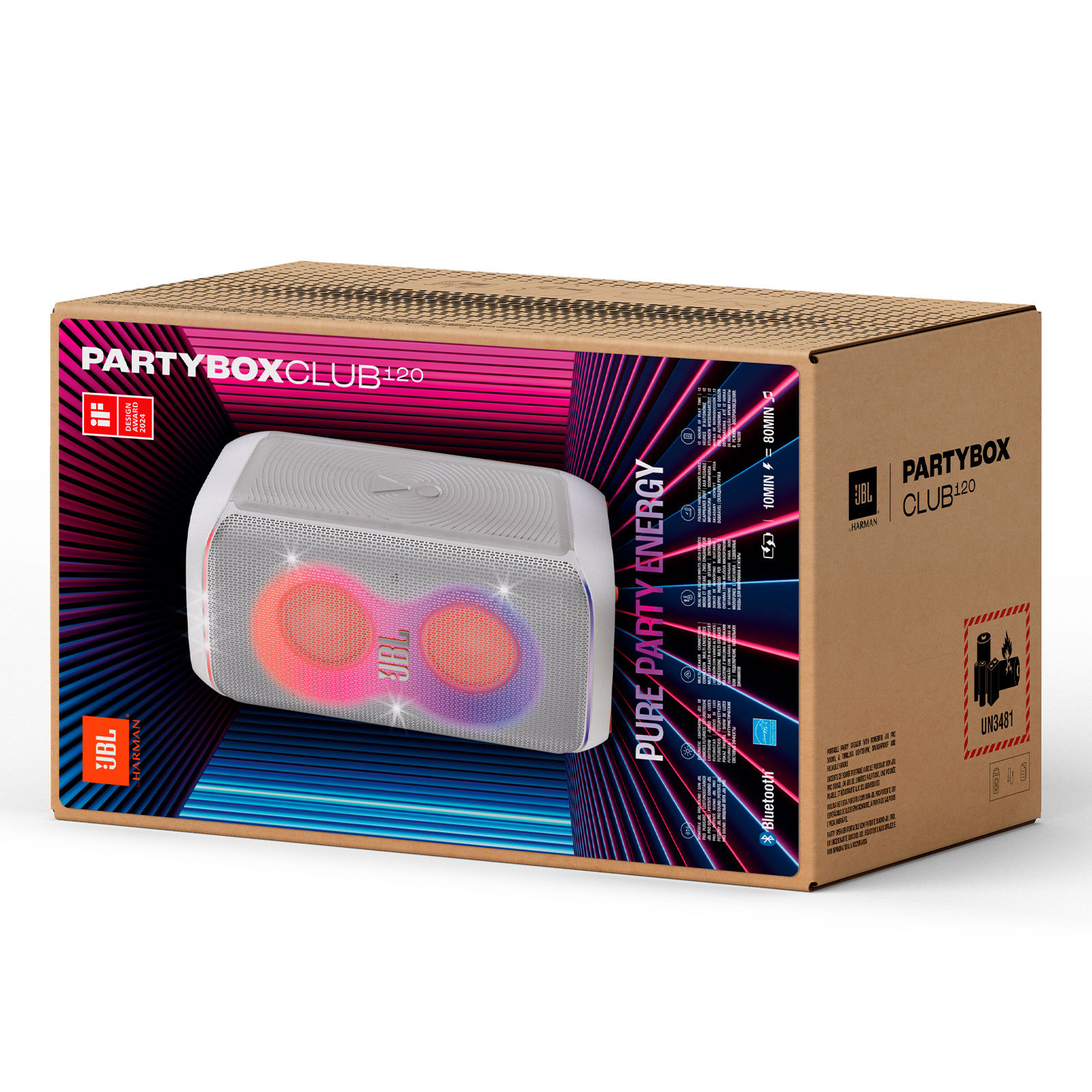 JBL CLUB 120 PARTYBOX Weiss JBL CLUB 120 PARTYBOX Weiss