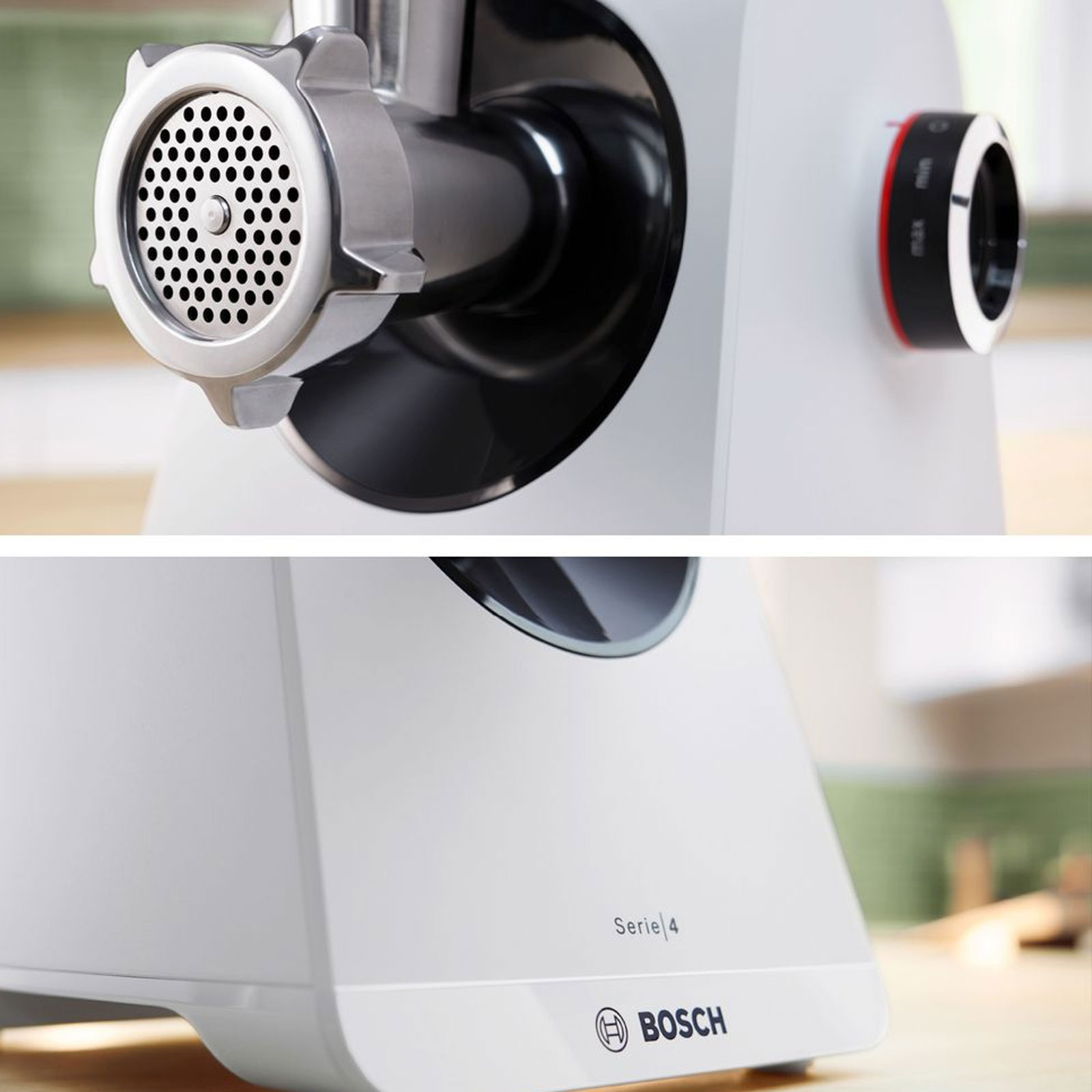 Bosch MFWS420W Fleischwolf Multi Power Serie 4 weiß Bosch MFWS420W Fleischwolf Multi Power Serie 4 weiß