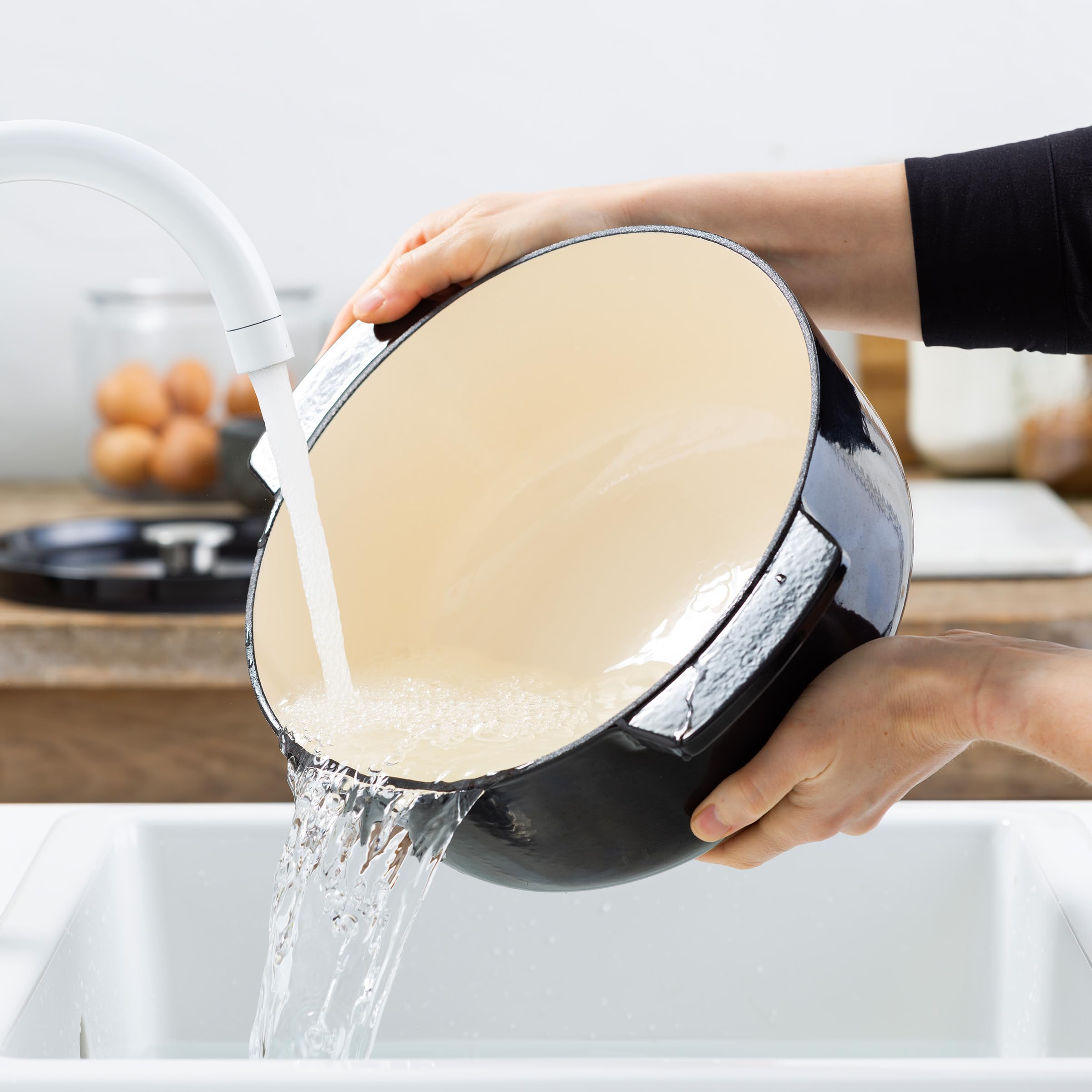 KitchenAid CC006064-001 Bräter mit Deckel Oval 30cm Schwarz