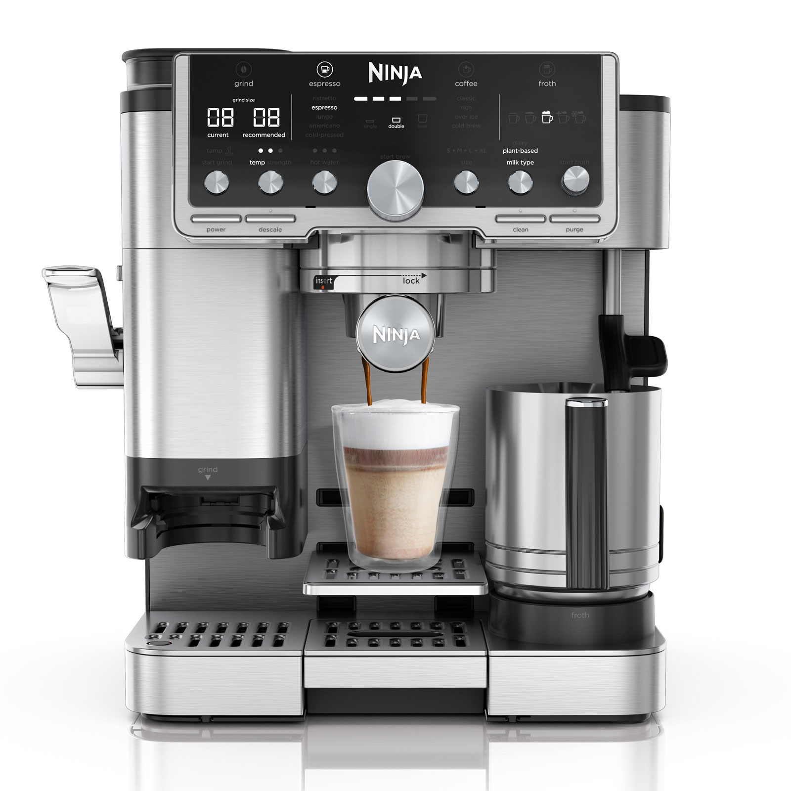 Ninja ES701EU Luxe Café Pro Siebträger-Espressomaschine Ninja ES701EU Luxe Café Pro Siebträger-Espressomaschine