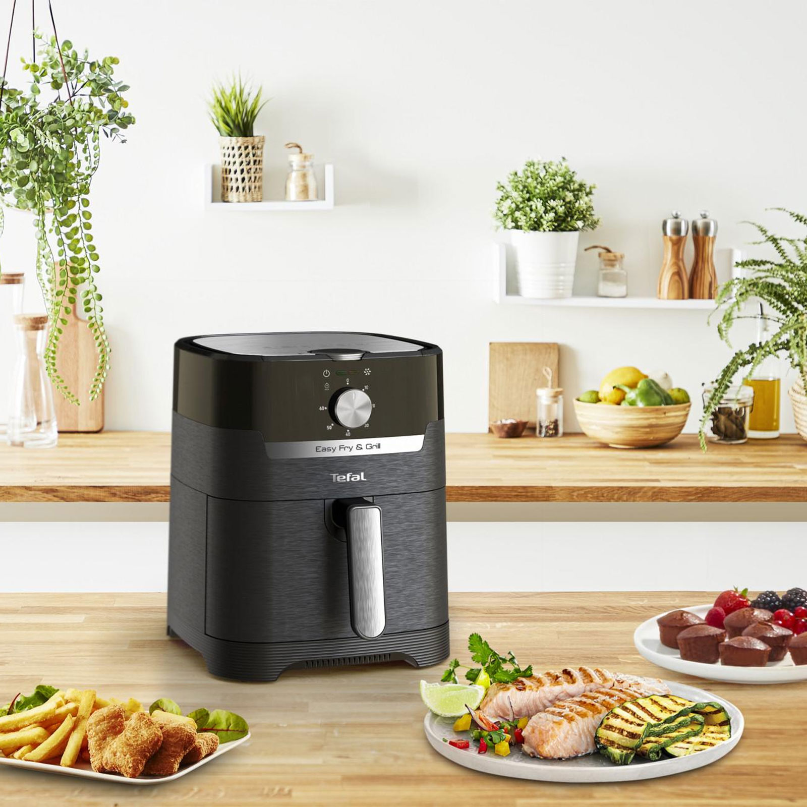 TEFAL EY5018 Easy Fry & Grill XL Heißluftfritteuse