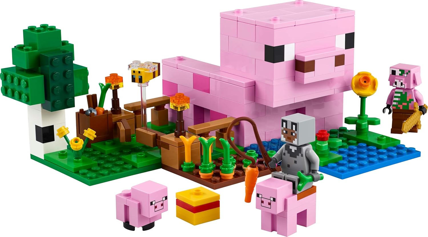 LEGO Minecraft Das Babyschwein-Haus 21268