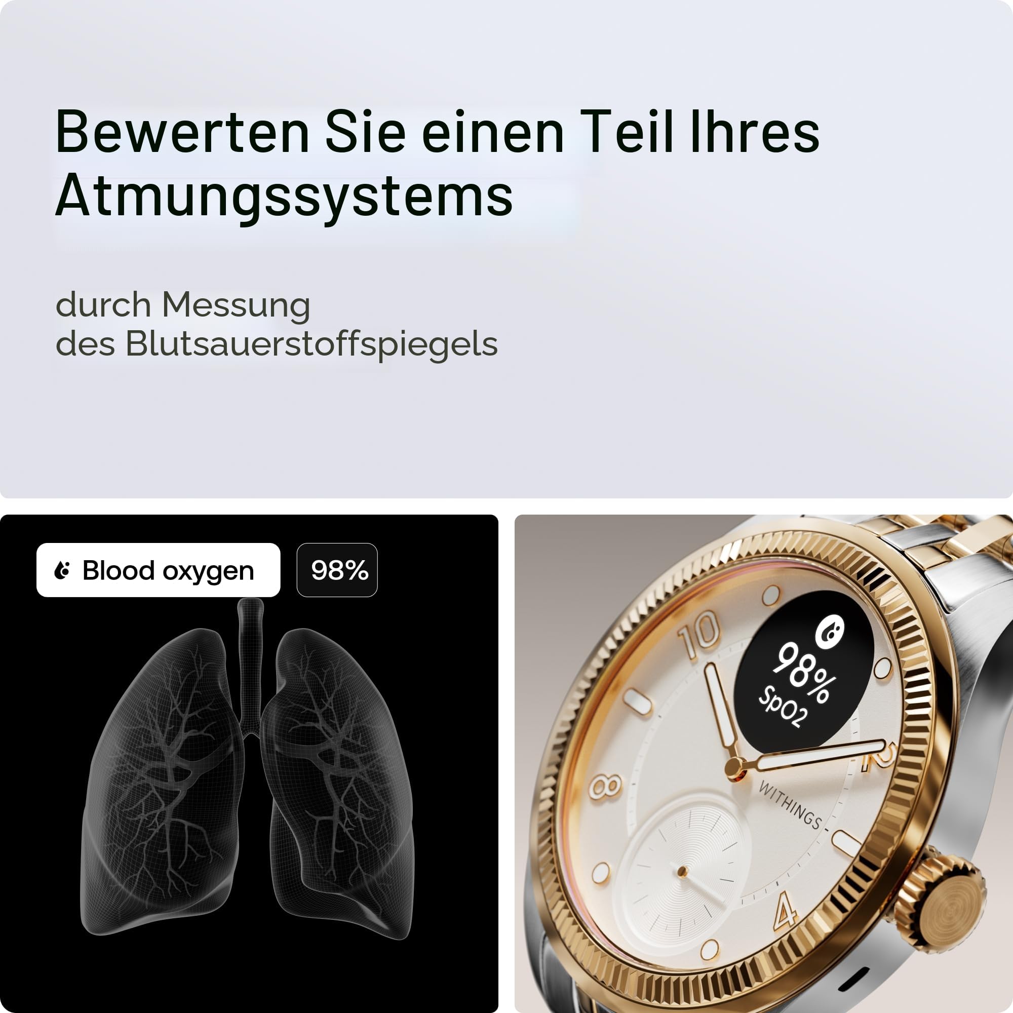 Withings ScanWatch Nova, Hybrid Smartwatch Herzgesundheit für M&F - EKG