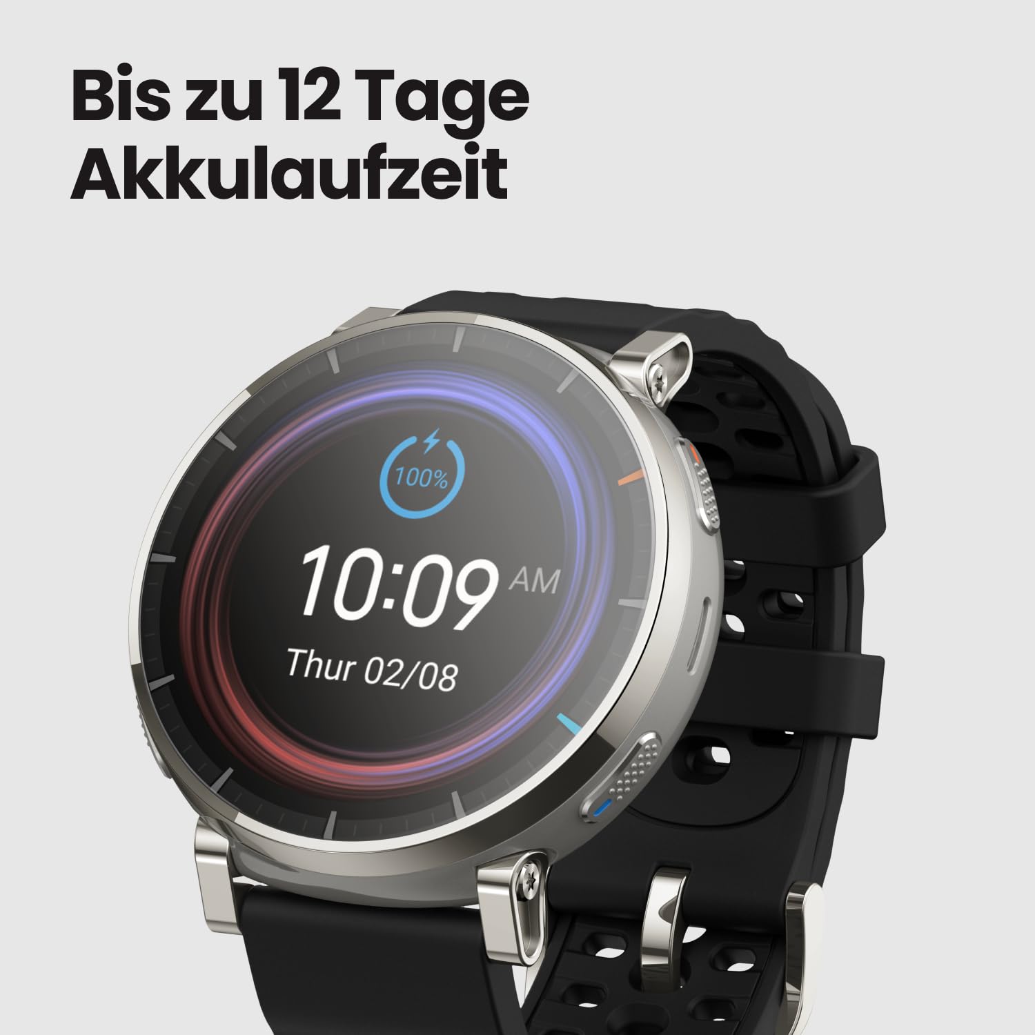 Amazfit Active 3 Premium 45mm GPS Lauf-Smartwatch
