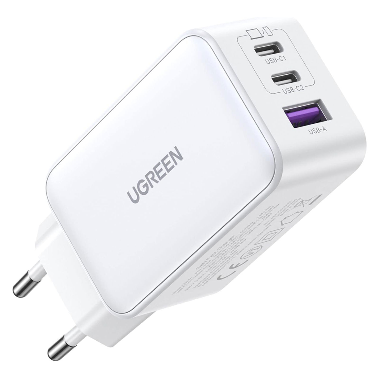 uGreen Ladegeräte UGR CHARGER 65W USB A+2xUSB-C