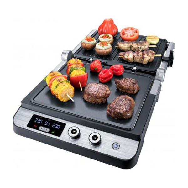 STEBA FG 120 Low-Fat-Grill Edelstahl / schwarz