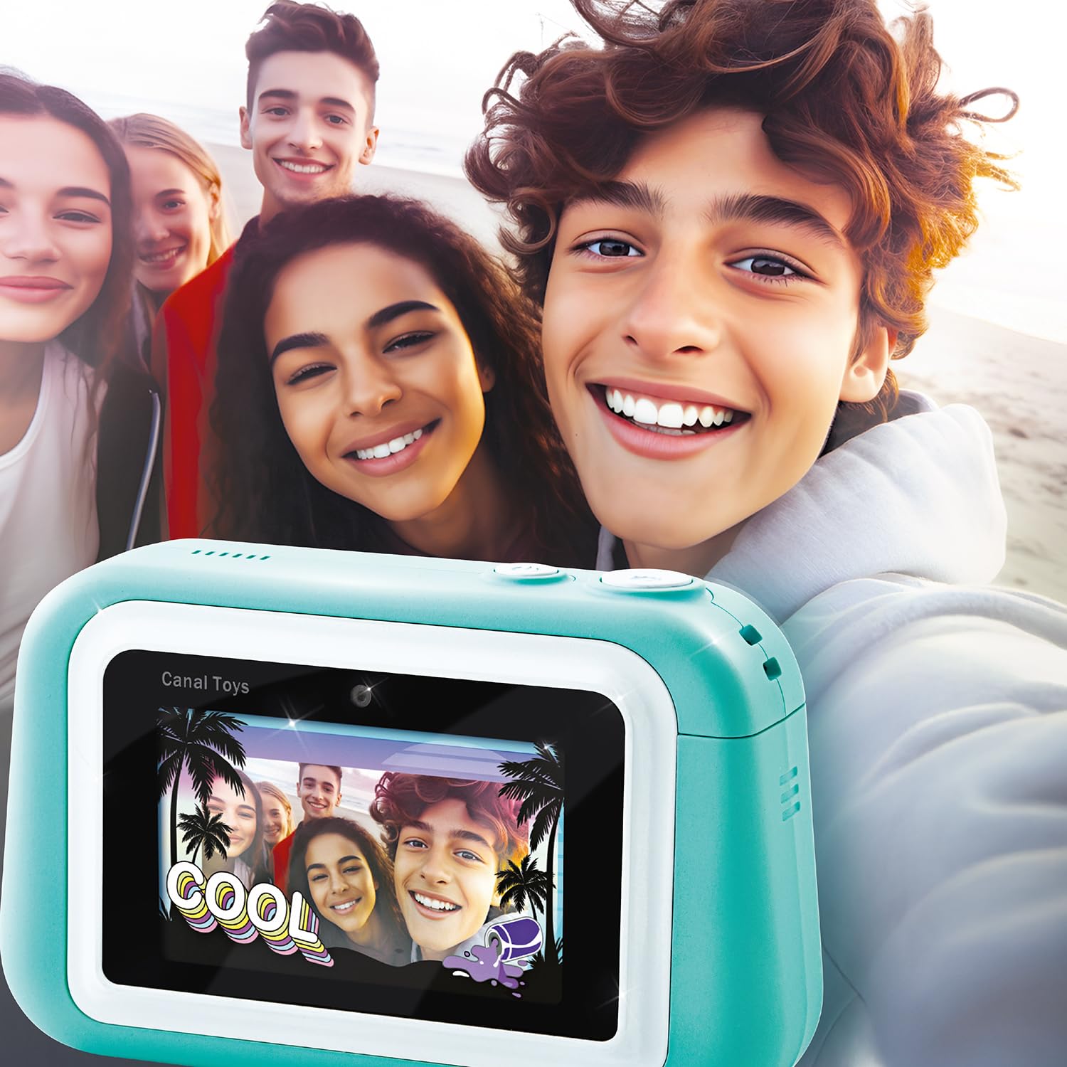 Canal Toys – Photo Creator – Sofortbildkamera in Blau für Kinder
