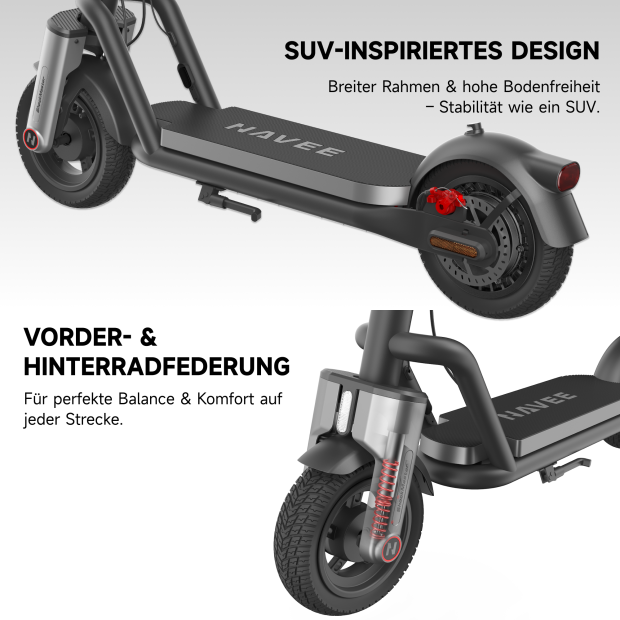 Navee N65i II DE E-Scooter 70 km Reichweite 20 km/h
