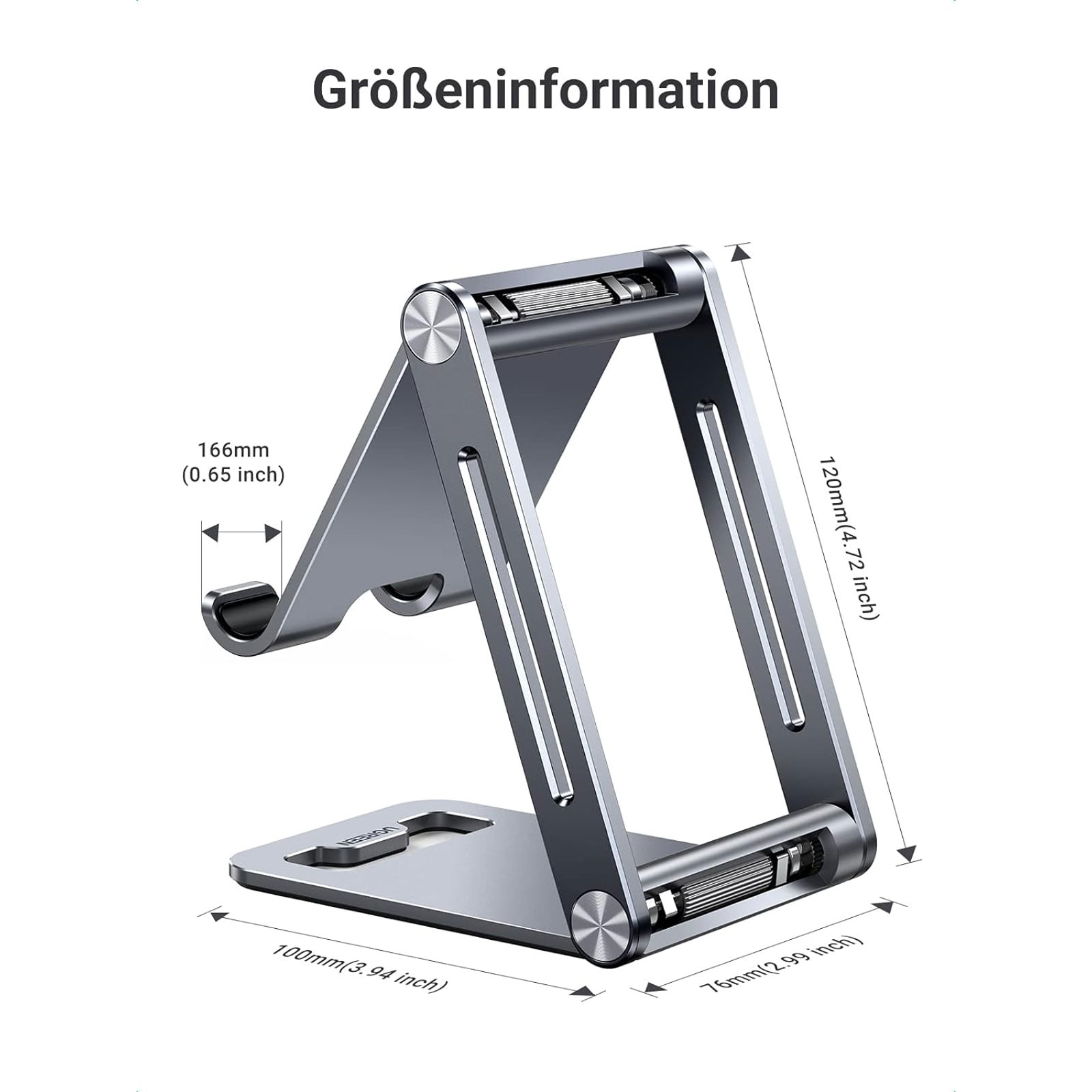 uGreen Docking Station UGR FOLD MULTI PHONE STAND GY