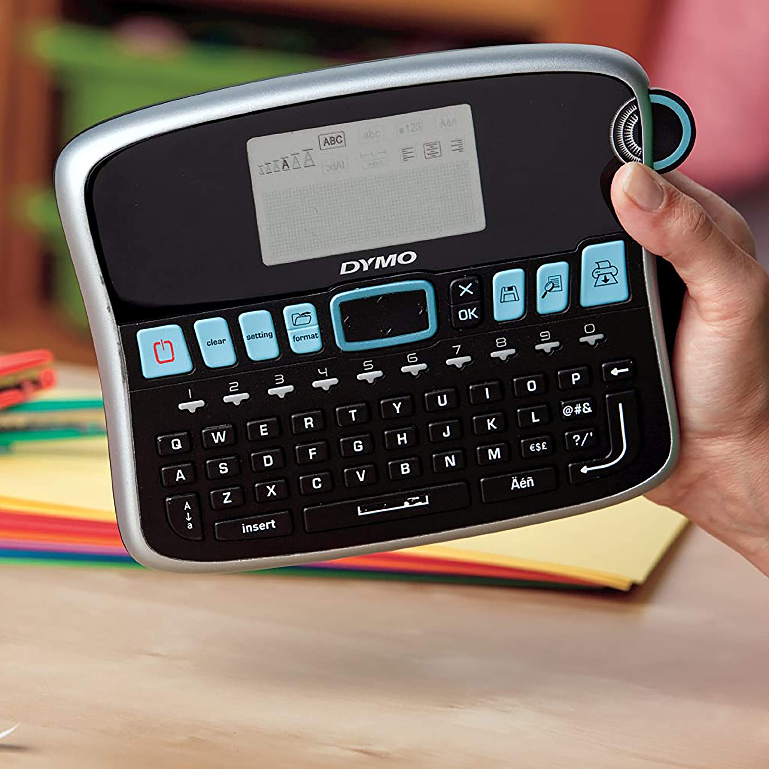 Dymo LabelManager 360D 6/9/12/19 mm D1-Bänder Qwertz