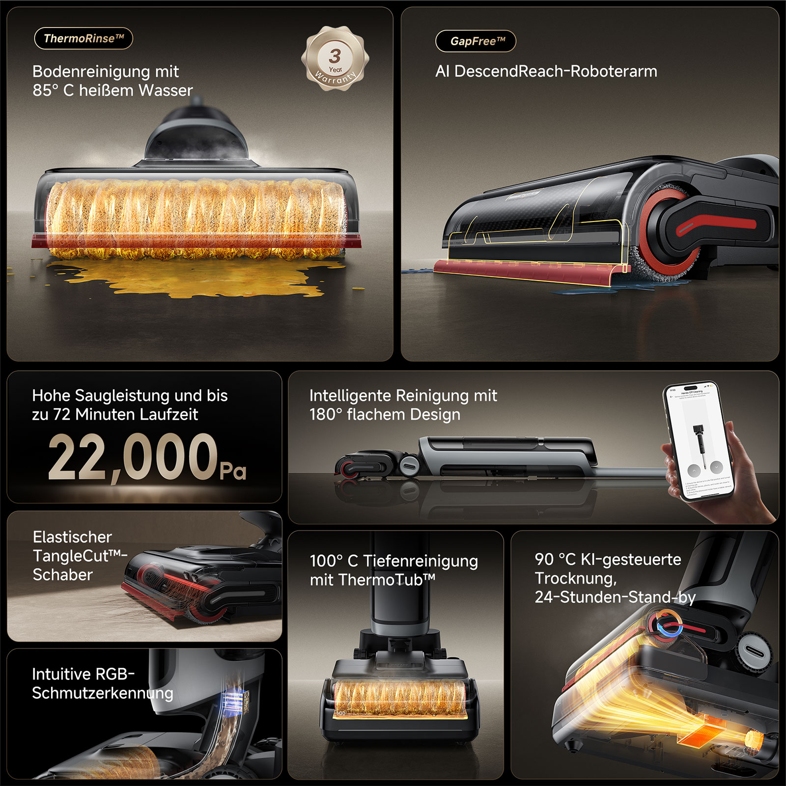 dreame H15 Pro Heat Nass-/Trockensauger