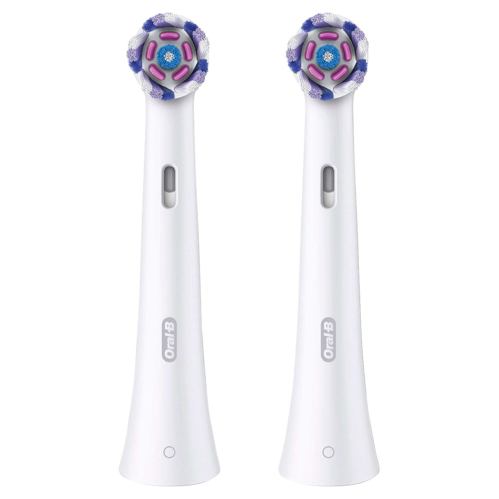 Oral-B iO Strahlendes Weiss, Original Aufsteckbürsten, Weiß, 2er