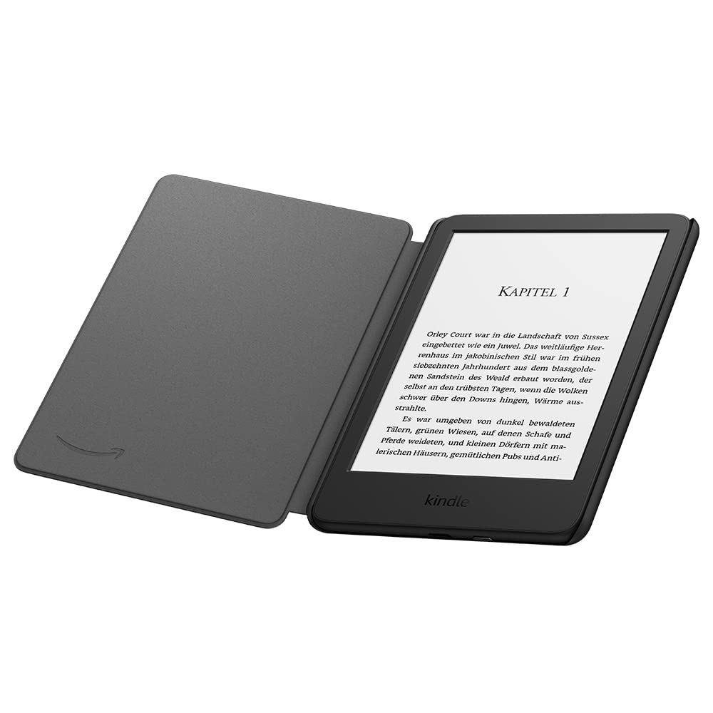 Amazon Kindle-Hülle Dünn und leicht Faltbare Schutzhülle Stoff Schwarz