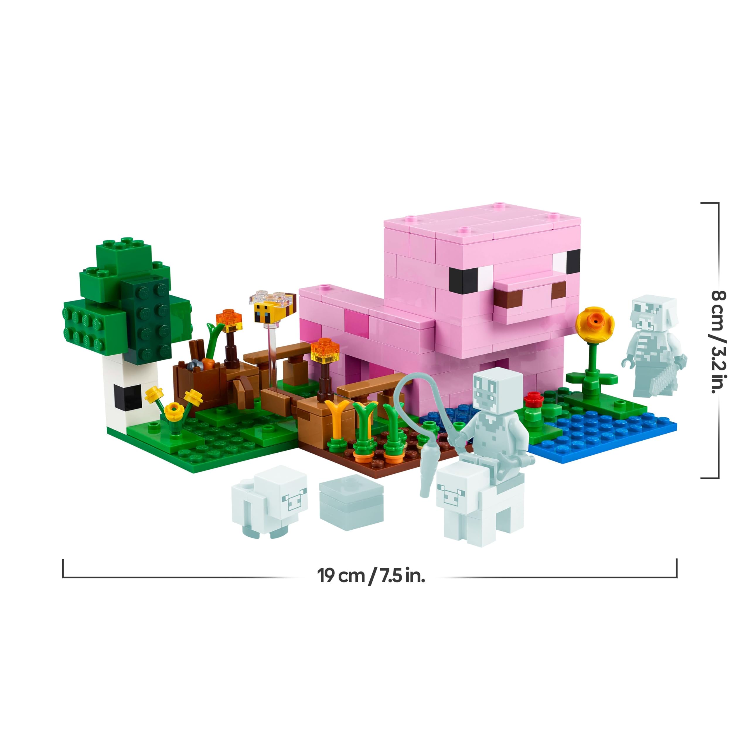LEGO Minecraft Das Babyschwein-Haus 21268