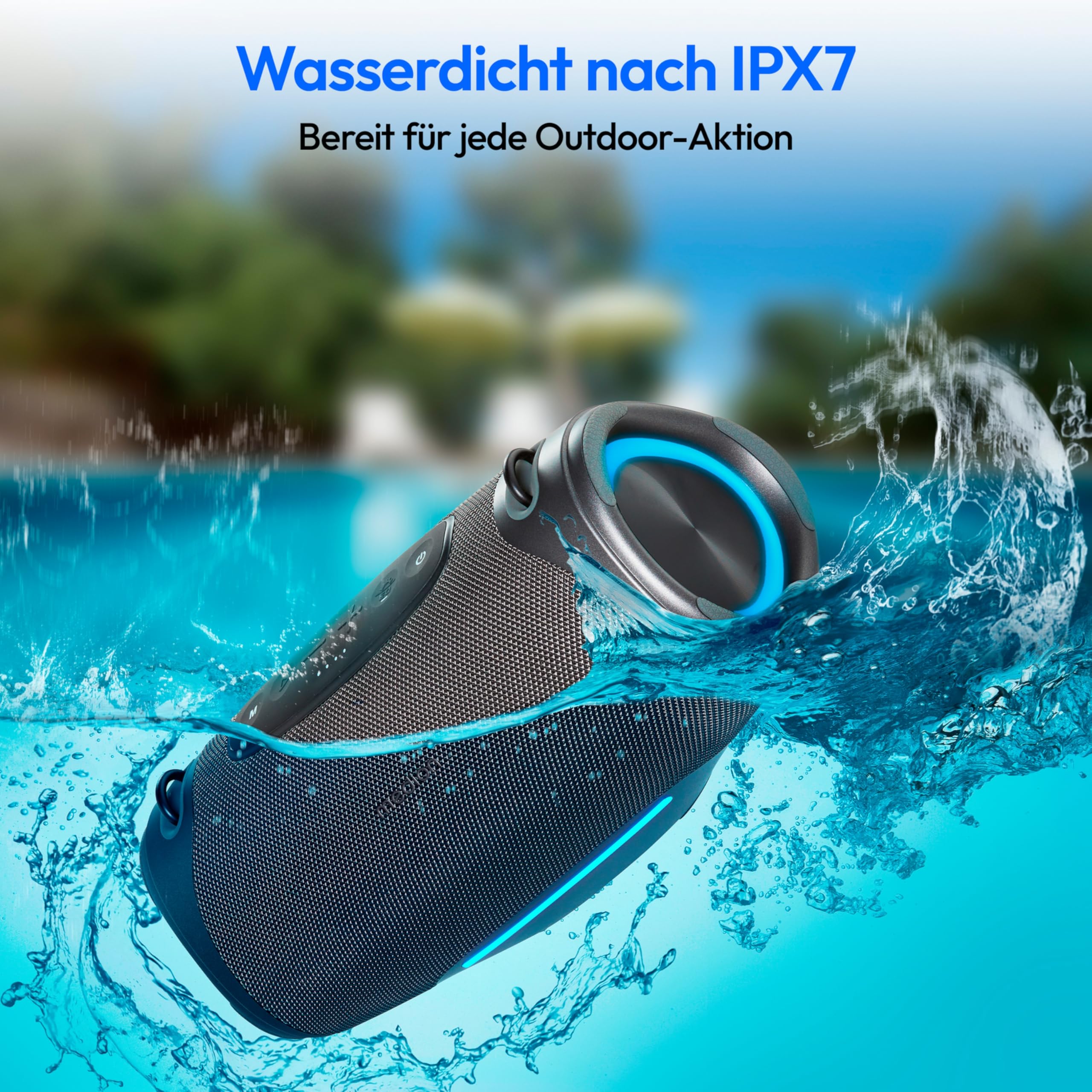 MEDION P61762 tragbarer Bluetooth Lautsprecher