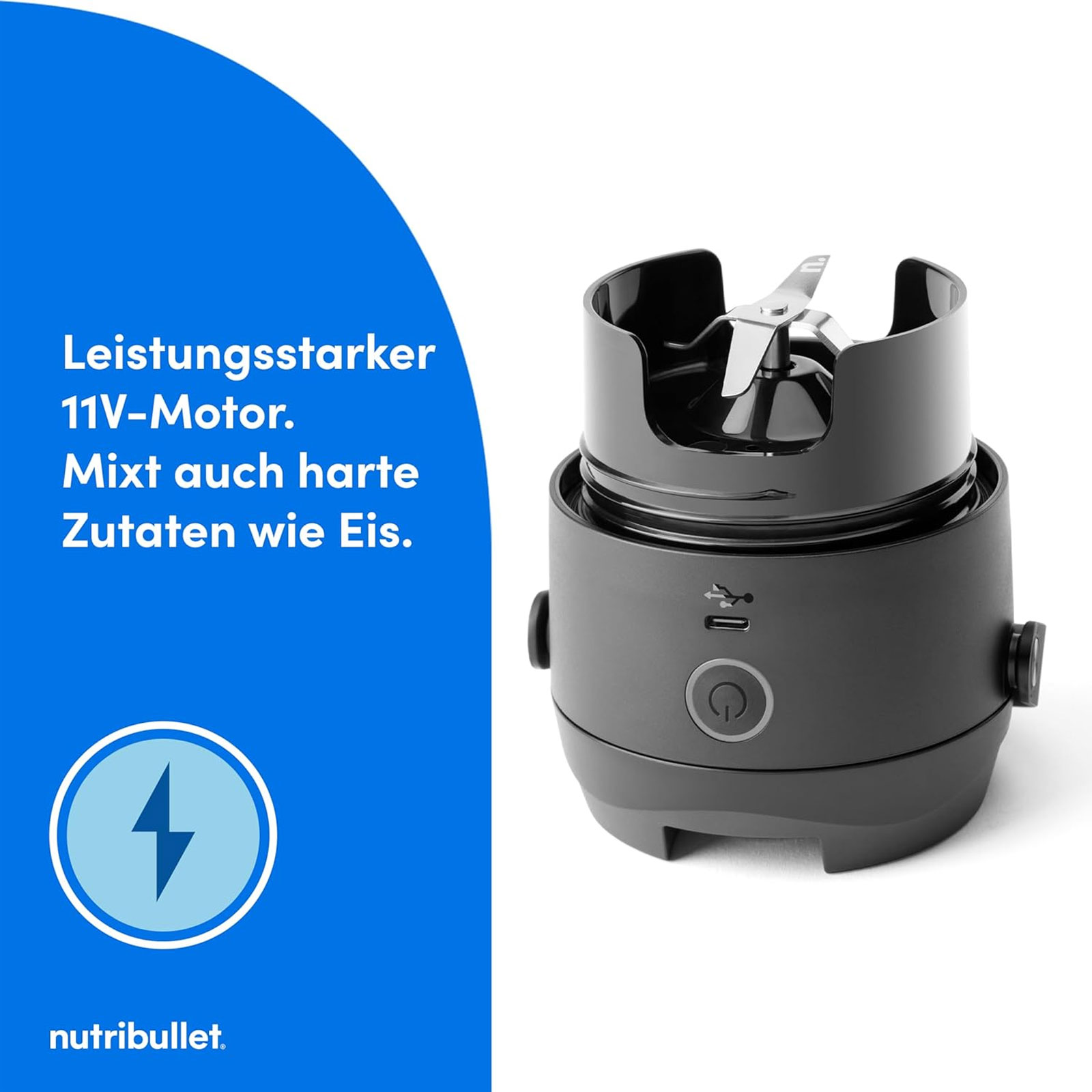 nutribullet NBP016B FLIP Smoothie Maker Schwarz Standmixer