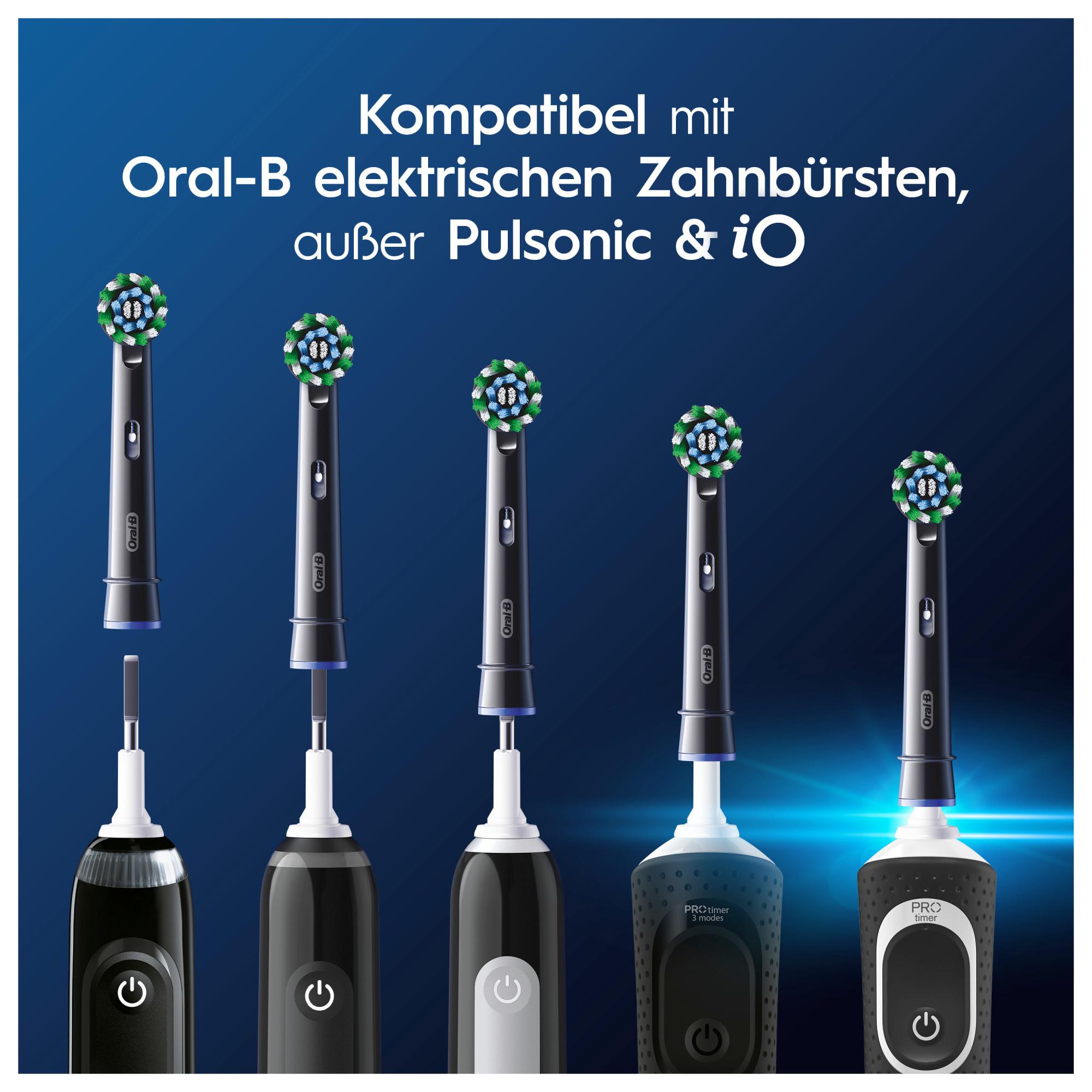 Oral-B Pro CrossAction 4 Stück schwarz Aufsteckbürsten