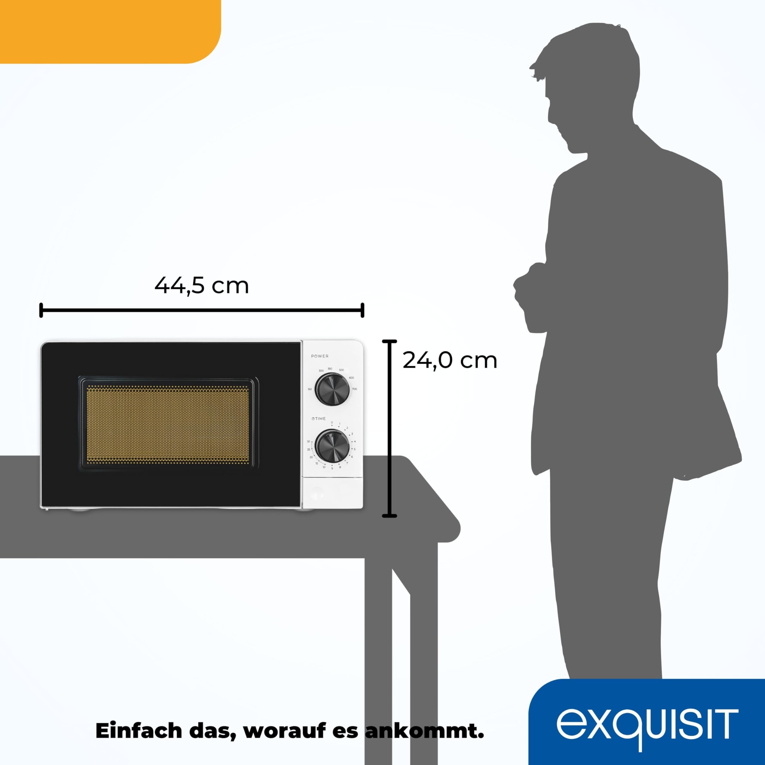 EXQUISIT MW950-70 weiss Mikrowelle