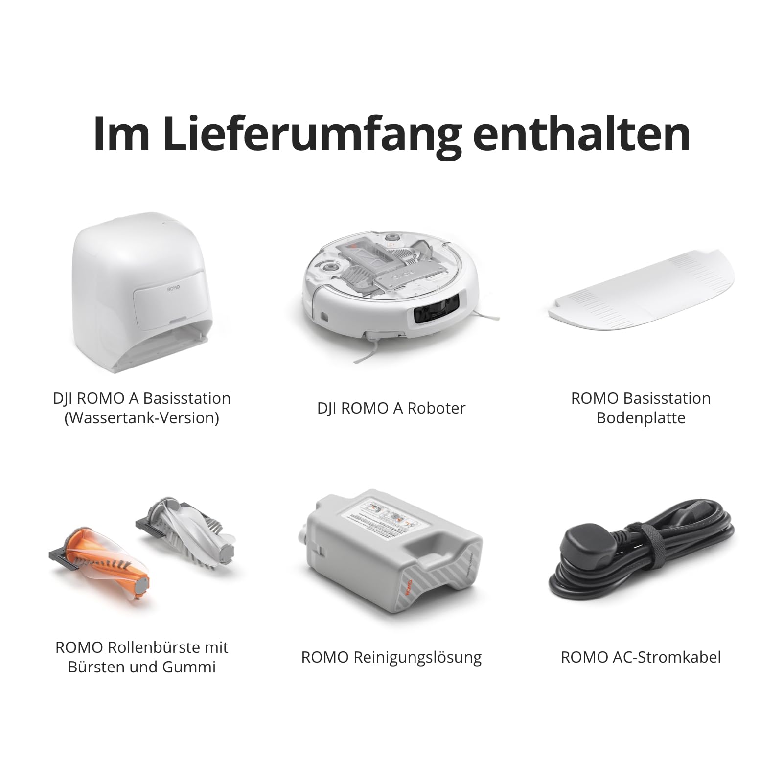 DJI ROMO A Saugroboter mit Wischpads