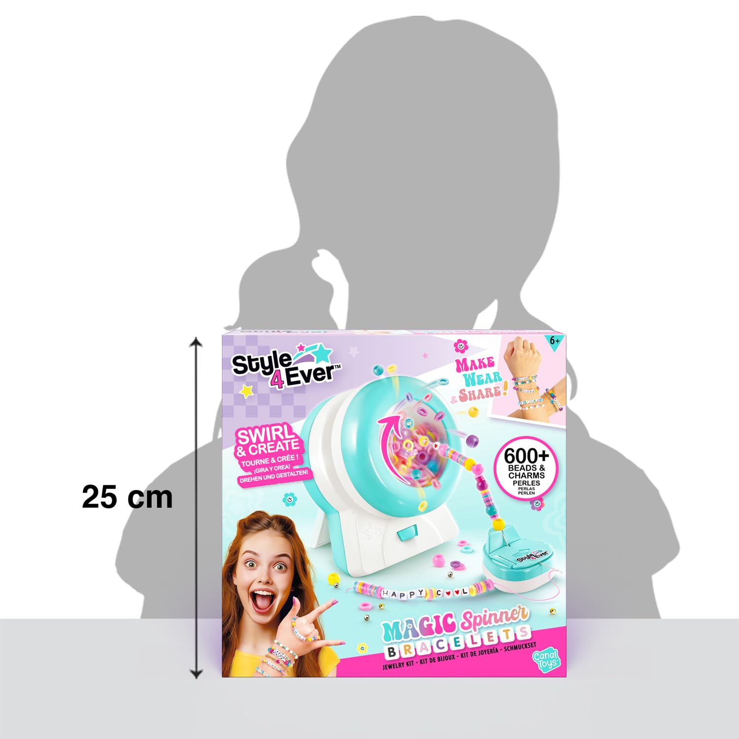 Canal Toys Style 4 Ever Boho Spinner Armbänder – Bastelset für Kinder