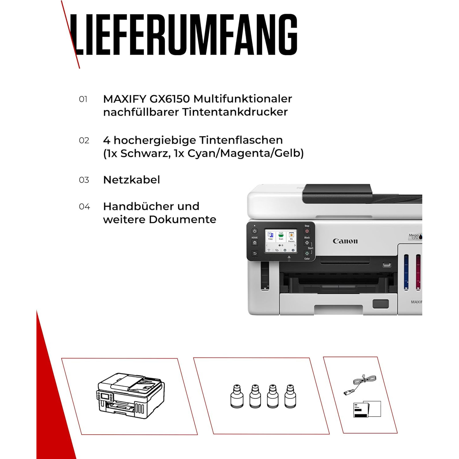 CANON MAXIFY GX 6150 Multifunktionsdrucker