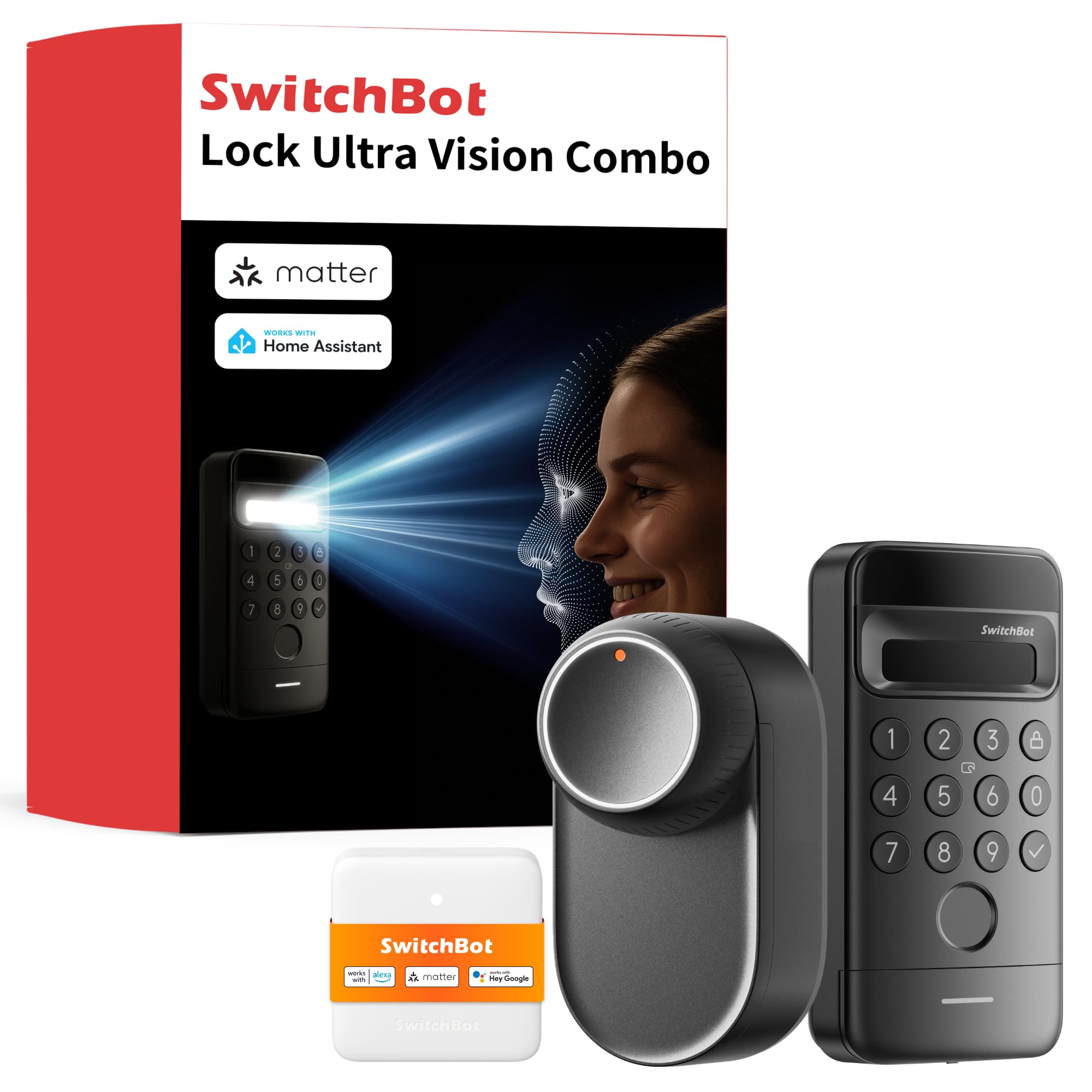 SwitchBot WLAN Smart Lock Ultra mit Keypad Vision