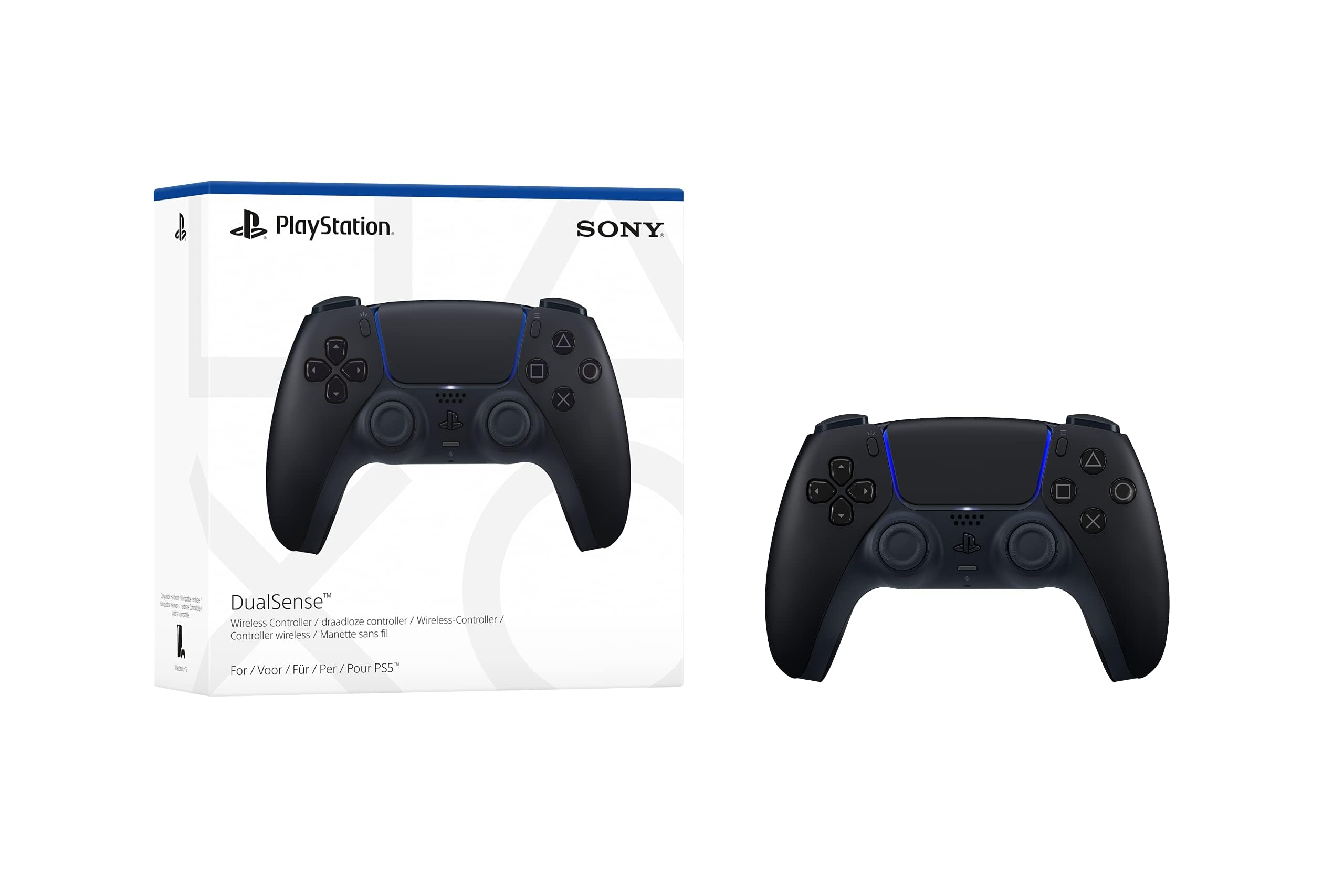 Sony Playstation 5 Dualsense Controller, Schwarz (Midnight Black)