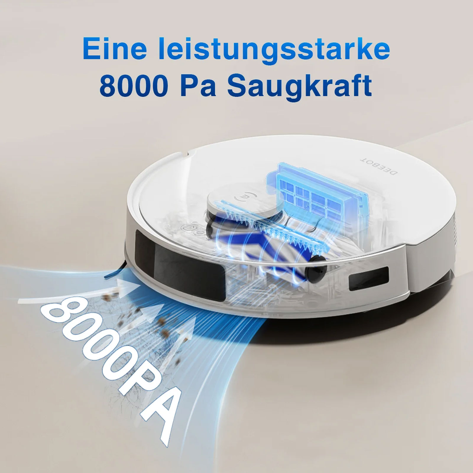 ECOVACS Deebot N20 Pro Plus Saugroboter mit Wischfunktion