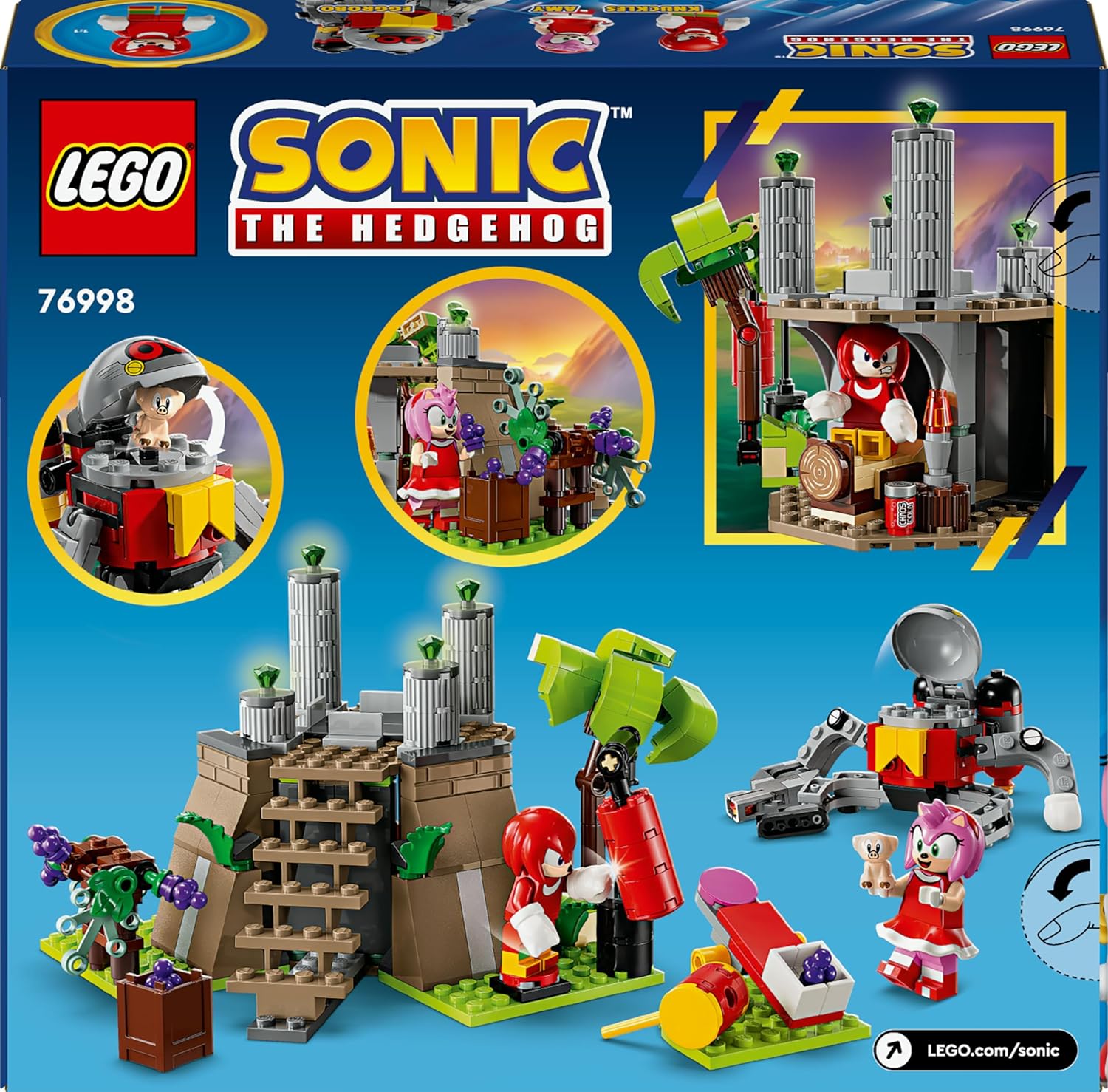 LEGO Sonic The Hedgehog Knuckles und der Schrein des Master Emerald 76998