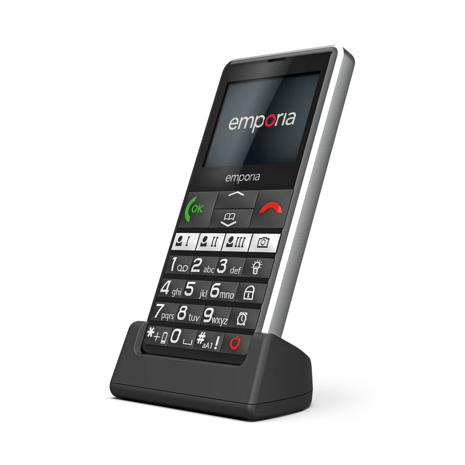 Emporia PURE-LTE, Schwarz - Modell 2025 Handy (Seniorenhandy)