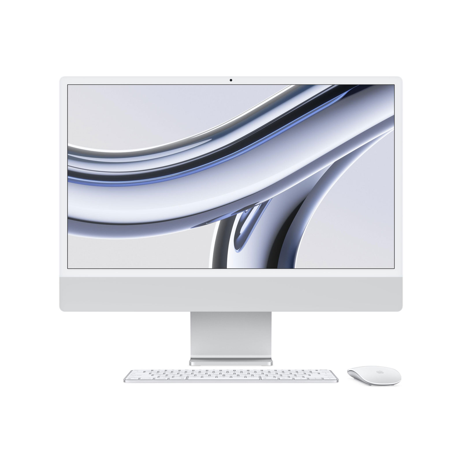 Apple iMac Silber 24 Zoll, M3, 8-Core-CPU, 10-Core-GPU, 16GB, 1TB SSD