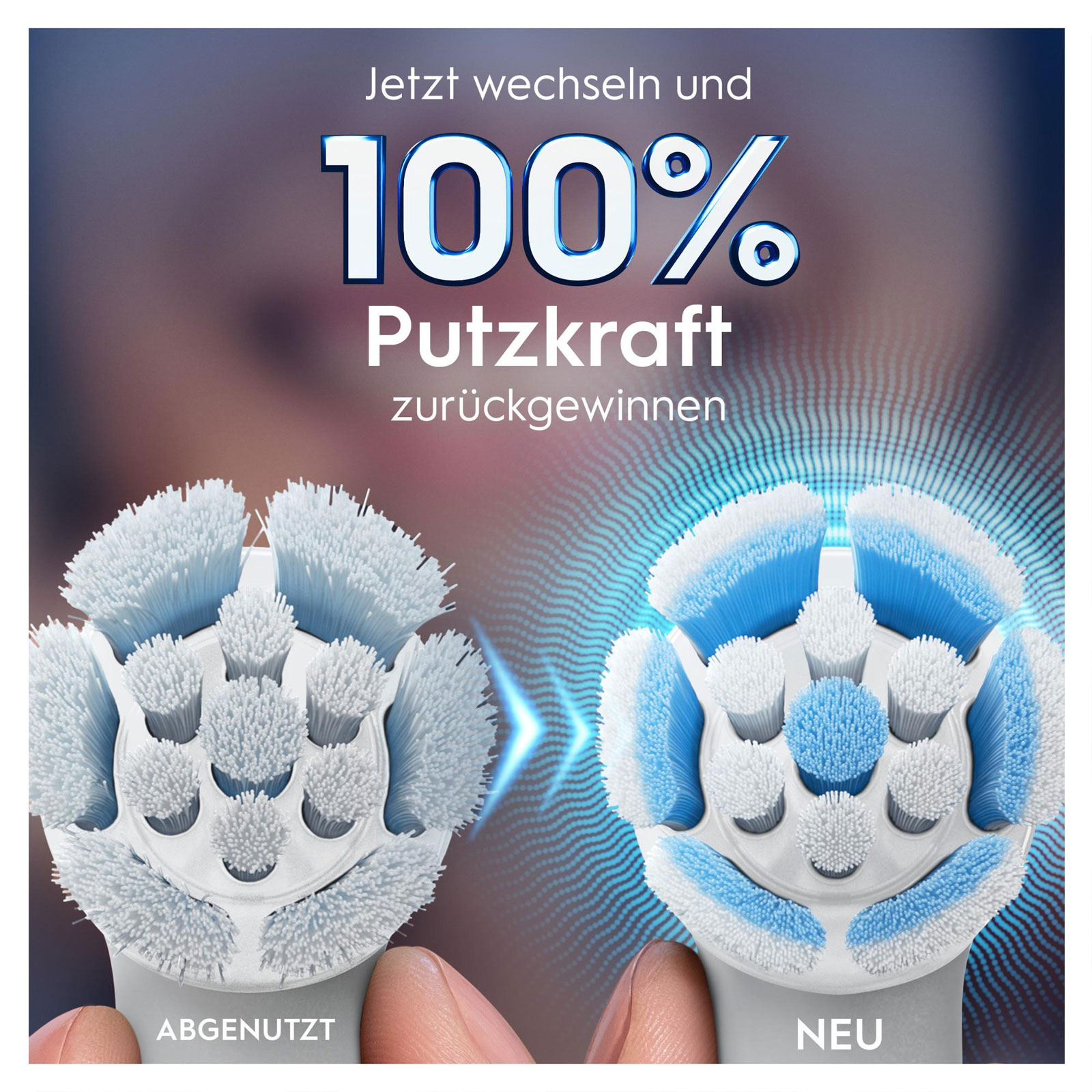 Oral-B iO Sanfte Reinigung, Original Aufsteckbürsten