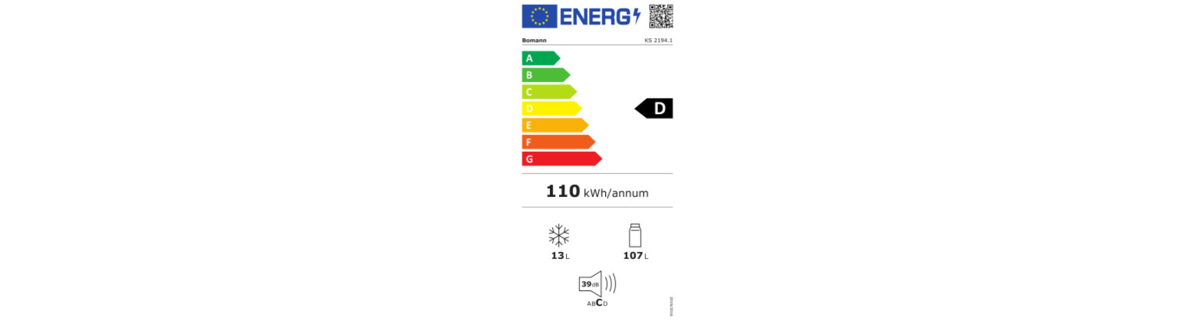 Bomann KS 2194.1 INOX Tischkühlschrank