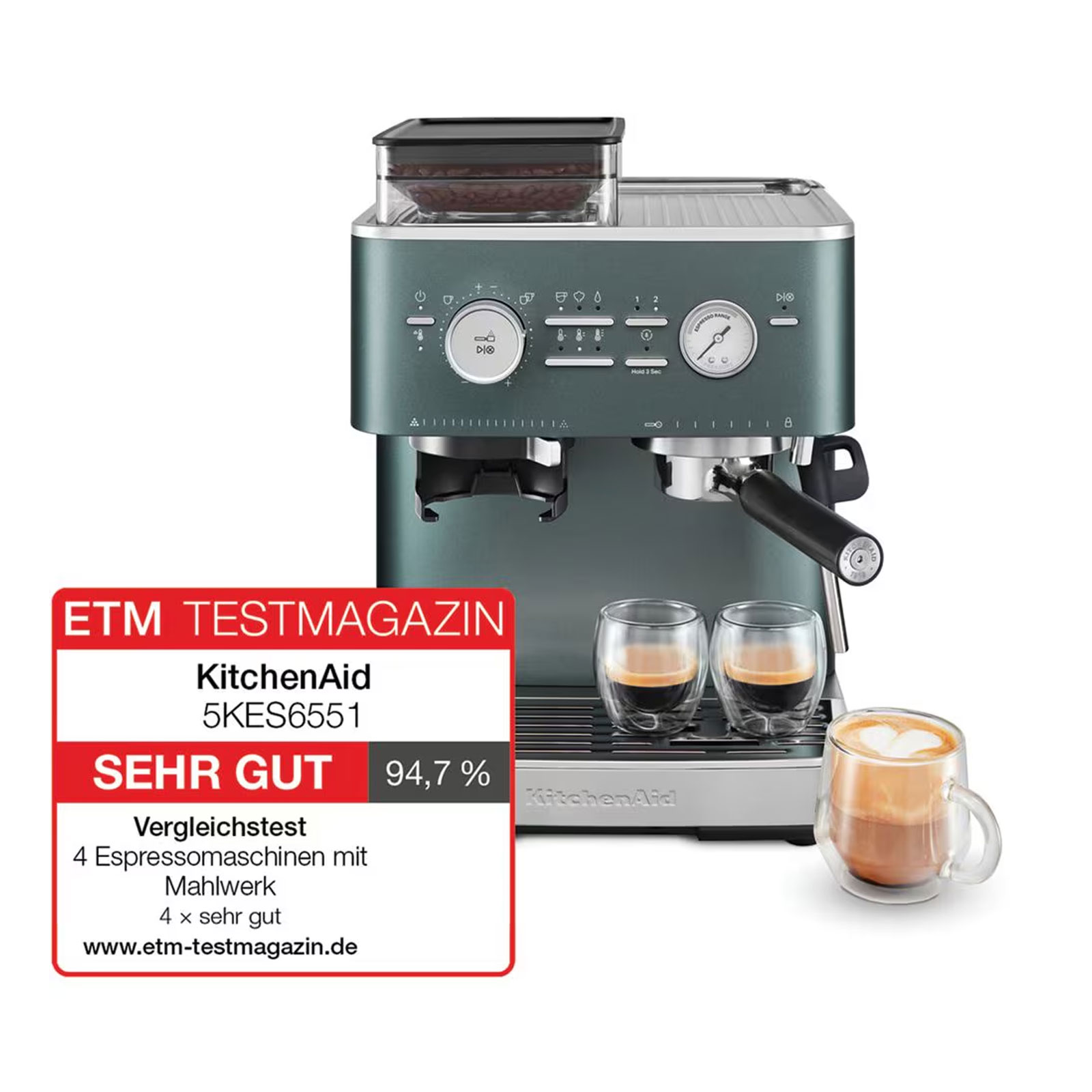 KitchenAid 5KES6551EJP Semi Auto Espresso JUNIPER