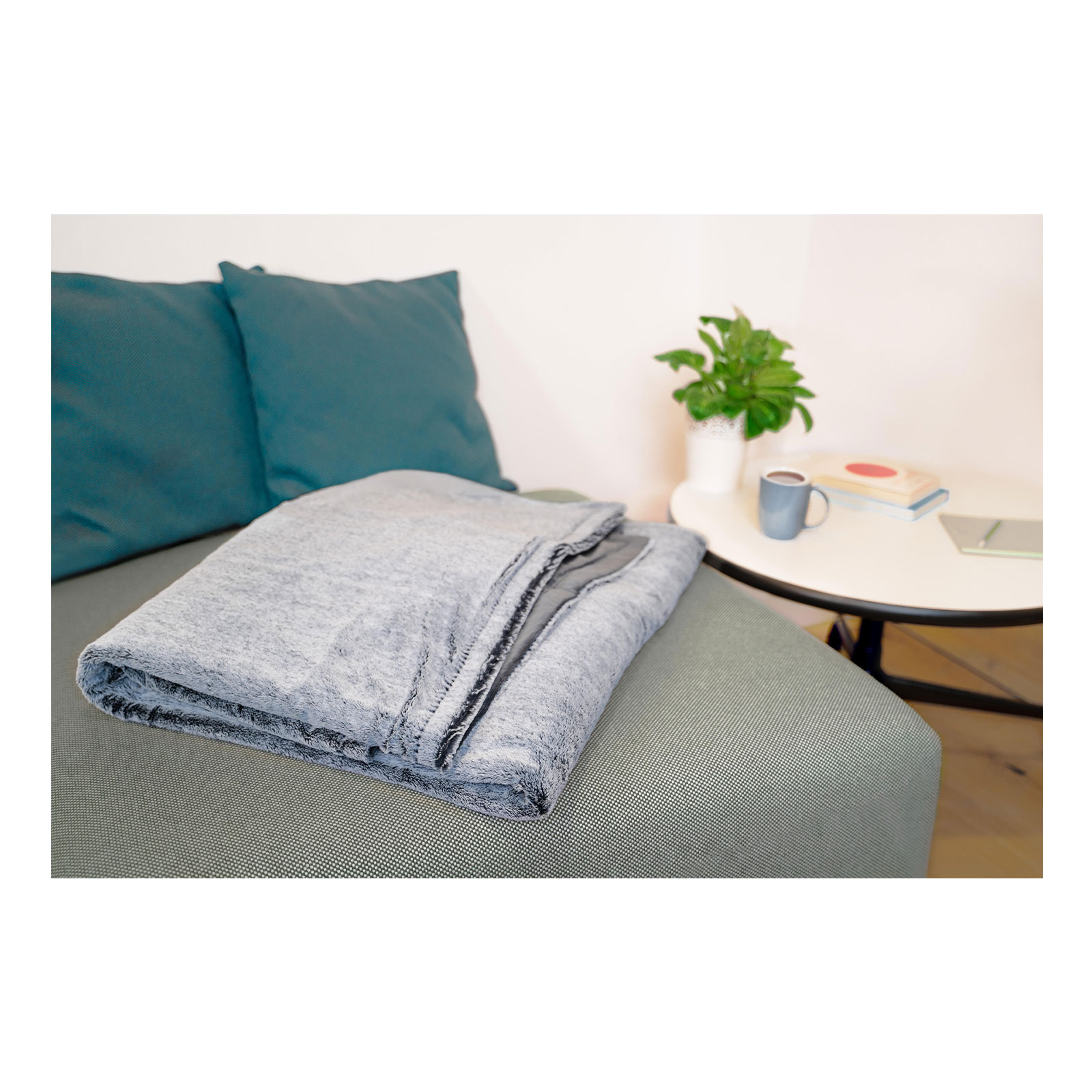 BEURER HD 75 Nordic Grey Green Planet Wärme-Kuscheldecke
