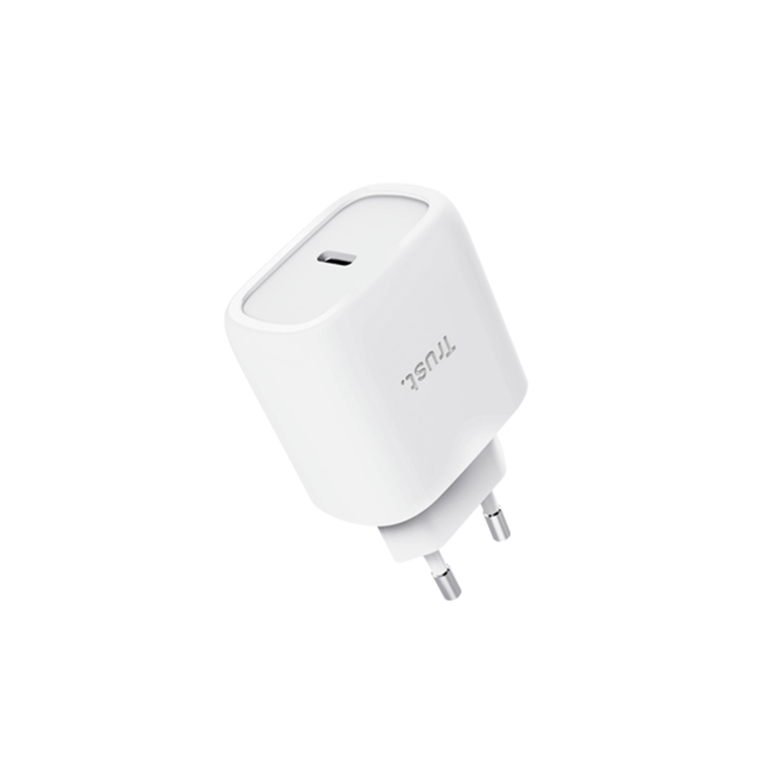 Trust Maxo USB-C-GaN-Ladegerät 45 W, Weiß (25522)