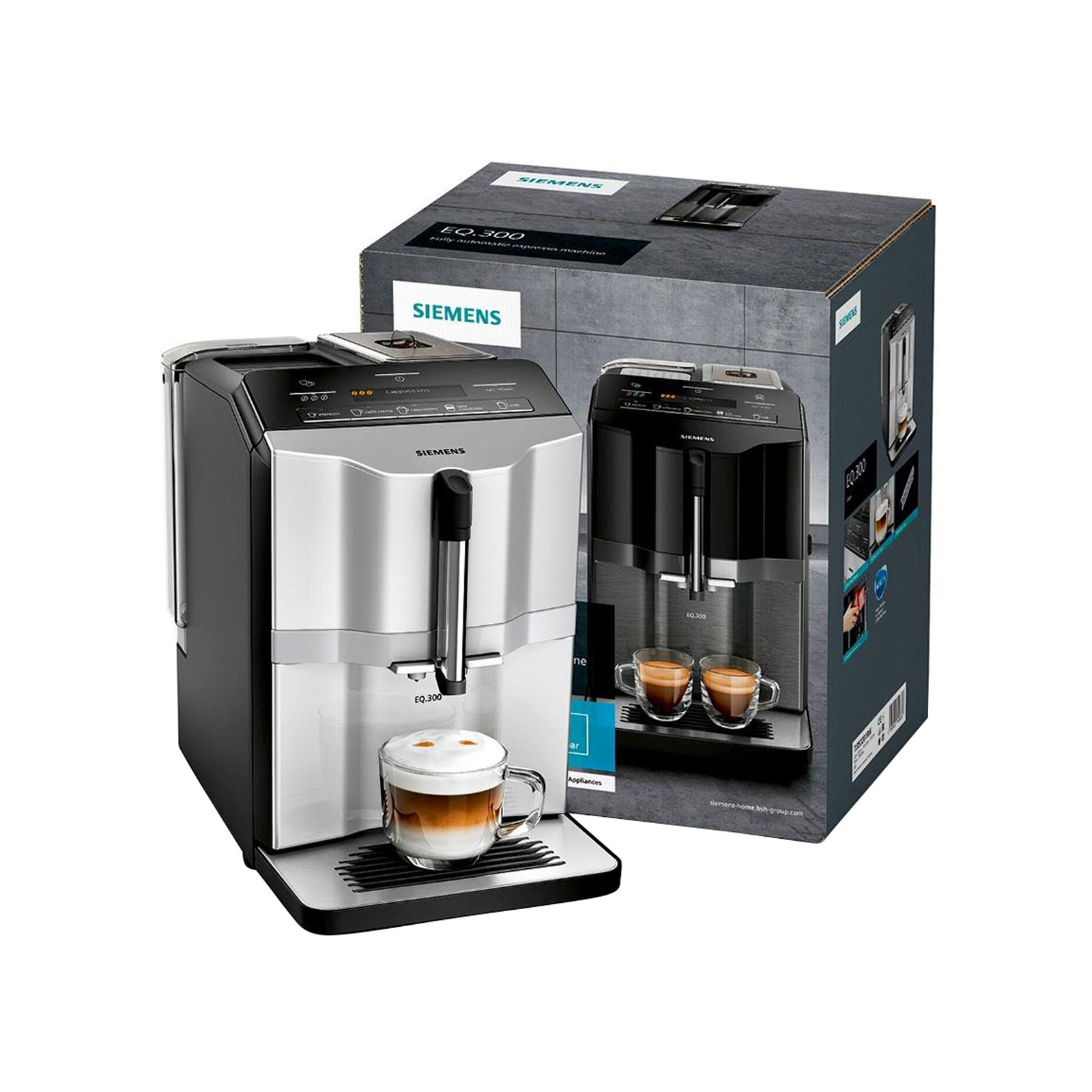 Siemens TI353501DE EQ.300 Kaffeevollautomat + TZ80001A Reinigungstabletten + TZ80002A Entkalkungstabletten