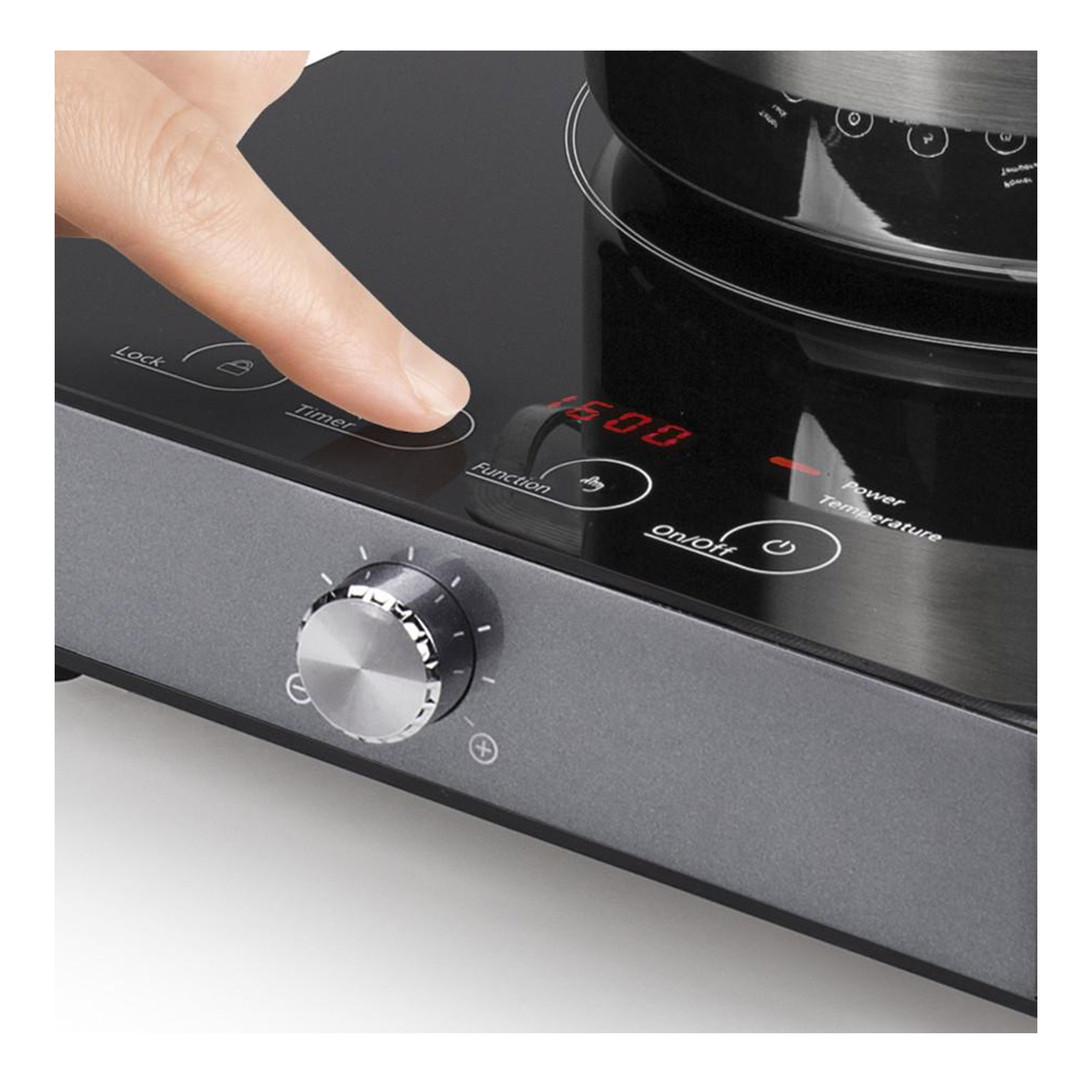 PRINCESS 303011 Doppel-Induktionskochplatte