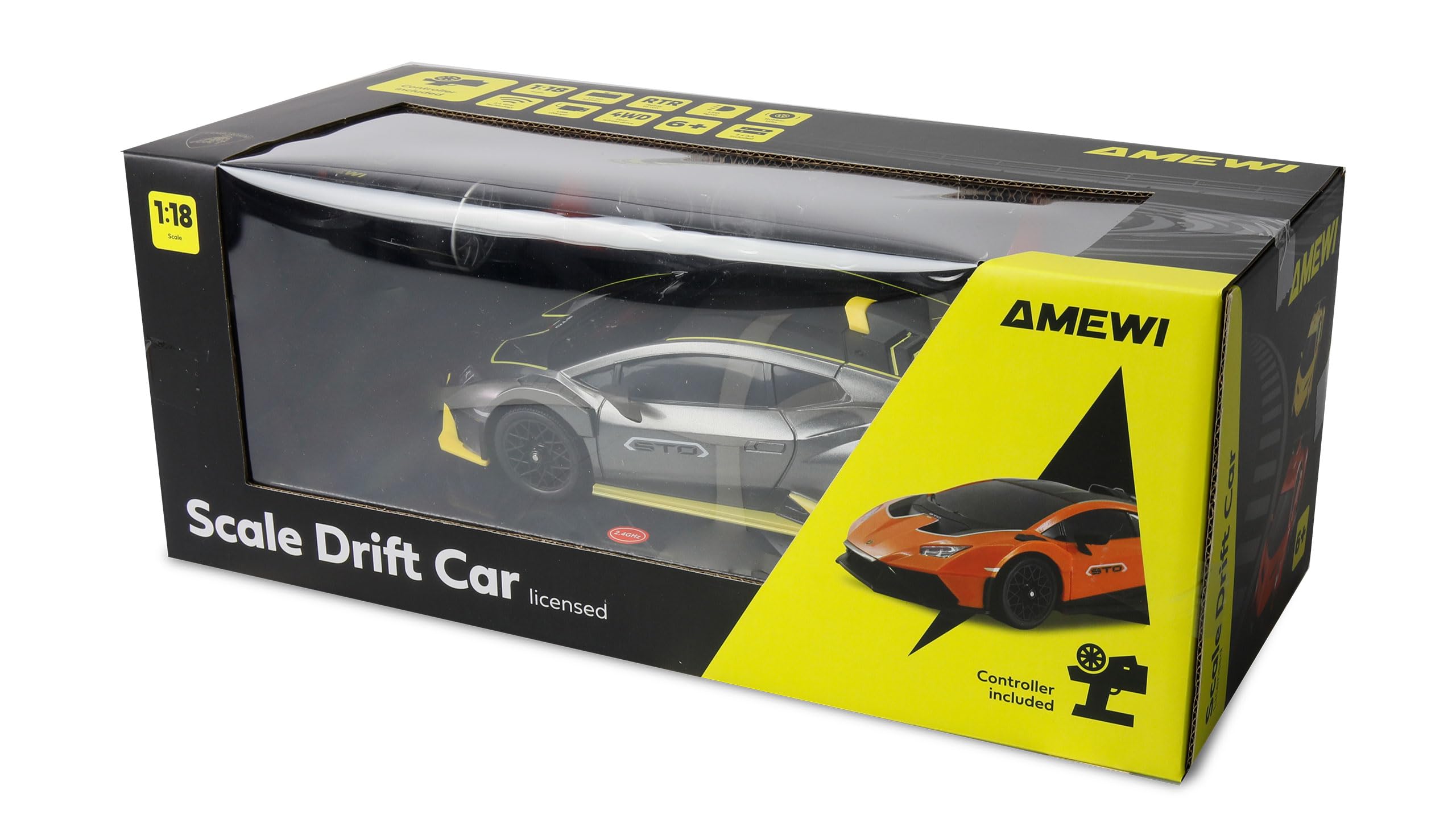 Amewi Lamborghini Huracan STO Drift Car 1:18 RTR Amewi Lamborghini Huracan STO Drift Car 1:18 RTR