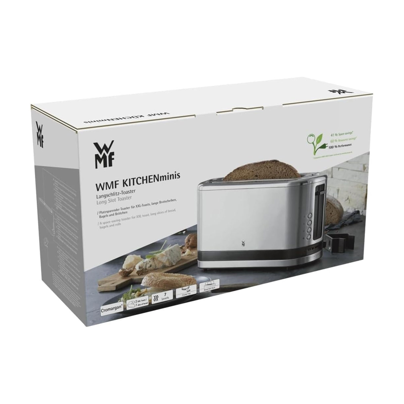 WMF KÜCHENminis Langschlitz-Toaster Cromargan matt