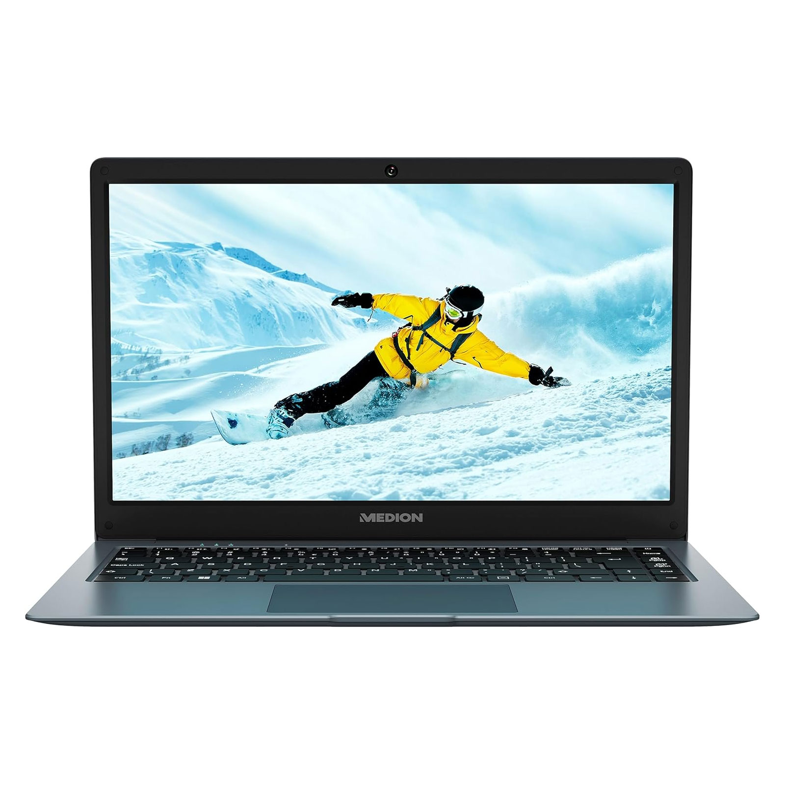 Medion E14223 (MD62560), Grau, 14 Zoll, Full HD, Intel Celeron N4120, 4 GB, 128 GB Flash, Intel UHD