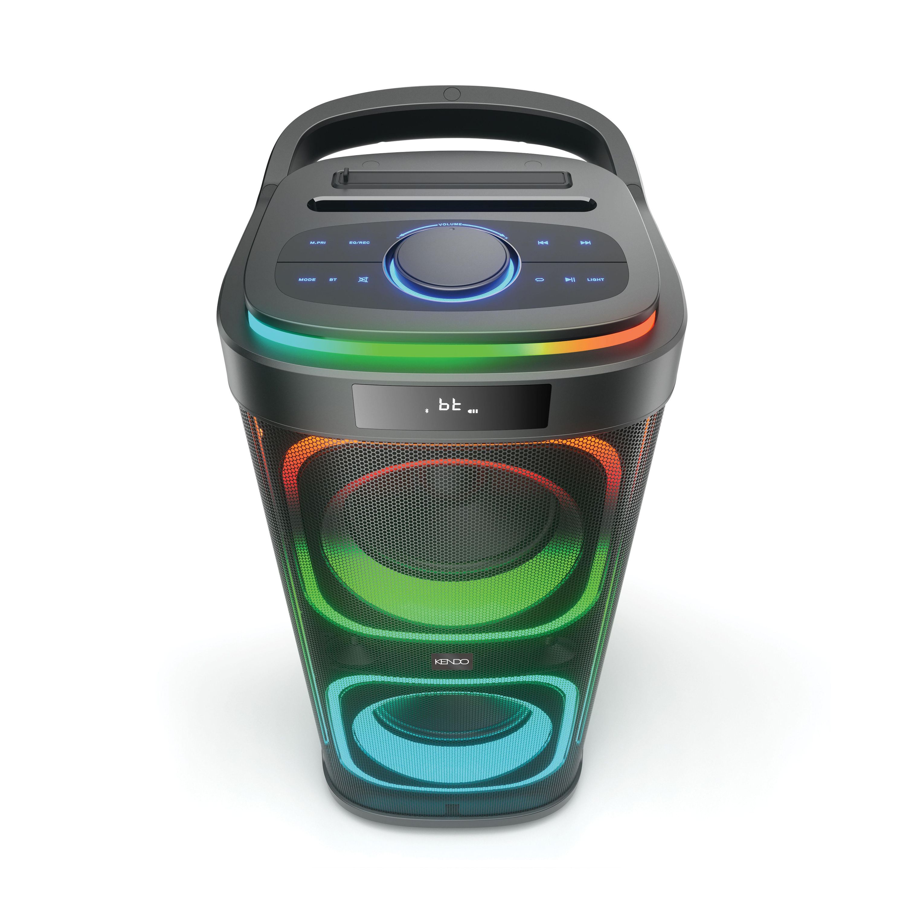 KENDO Partylautsprecher Partybox Club XL 25EX (mit Kabelmikrofon)