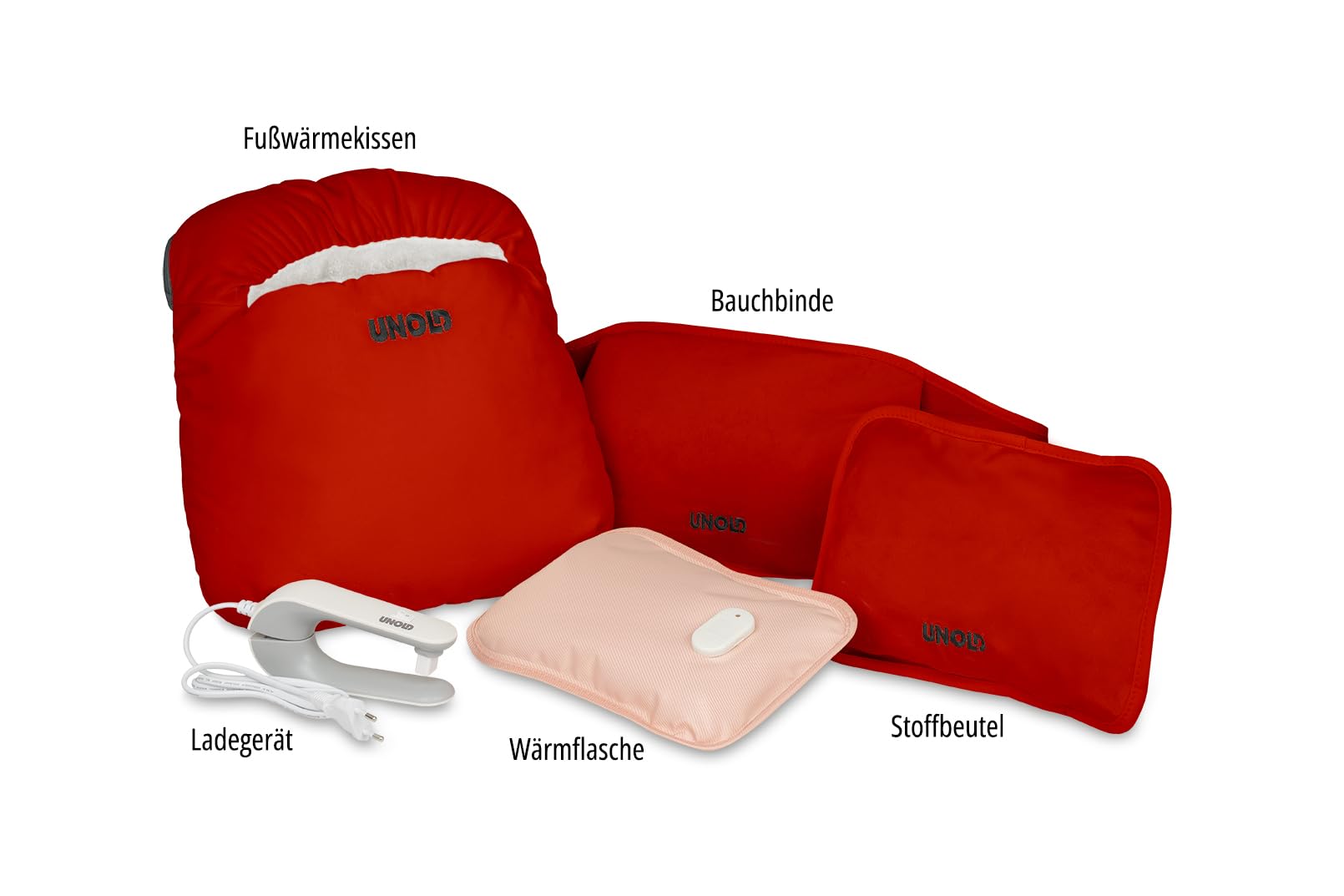 Unold 86023 Wärmi Premium Set aus elektrischer Wärmflasche