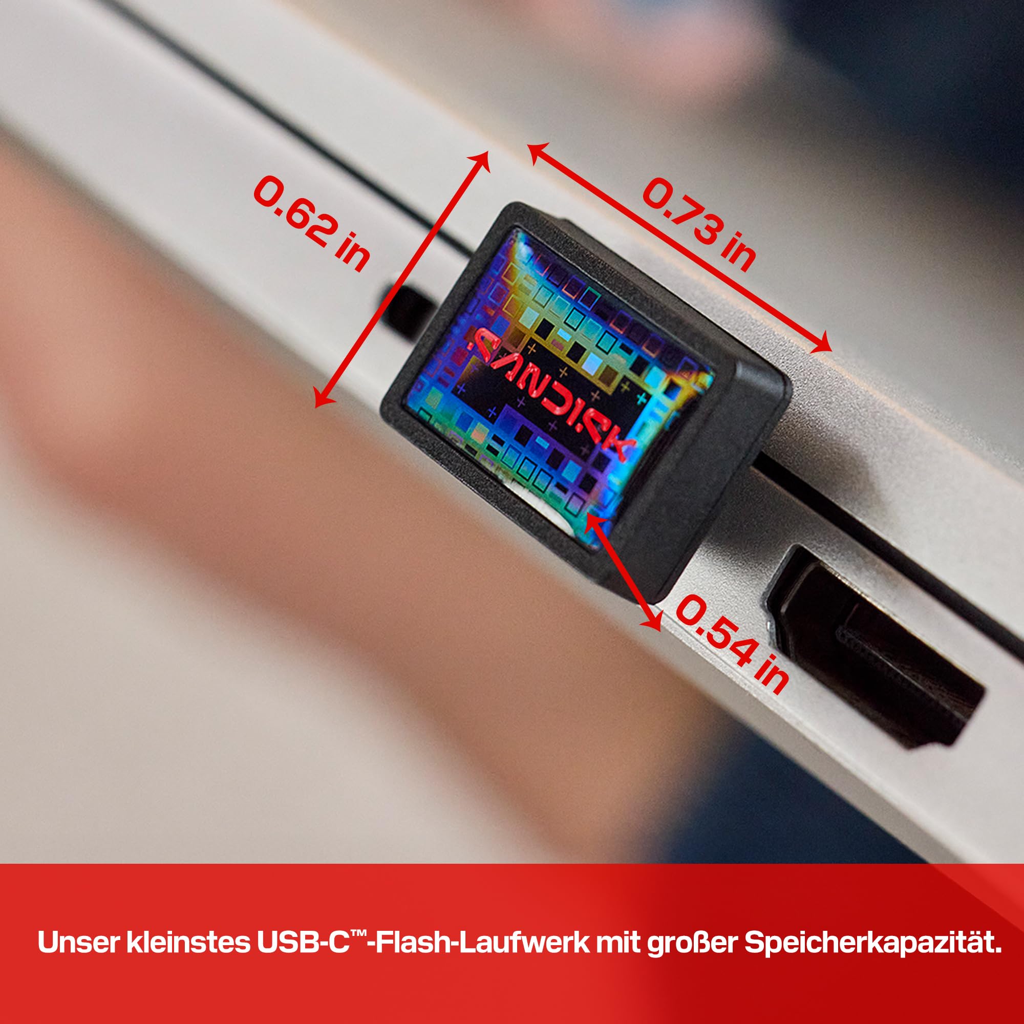 SANDISK Extreme Fit USB Flash-Laufwerk 256 GB